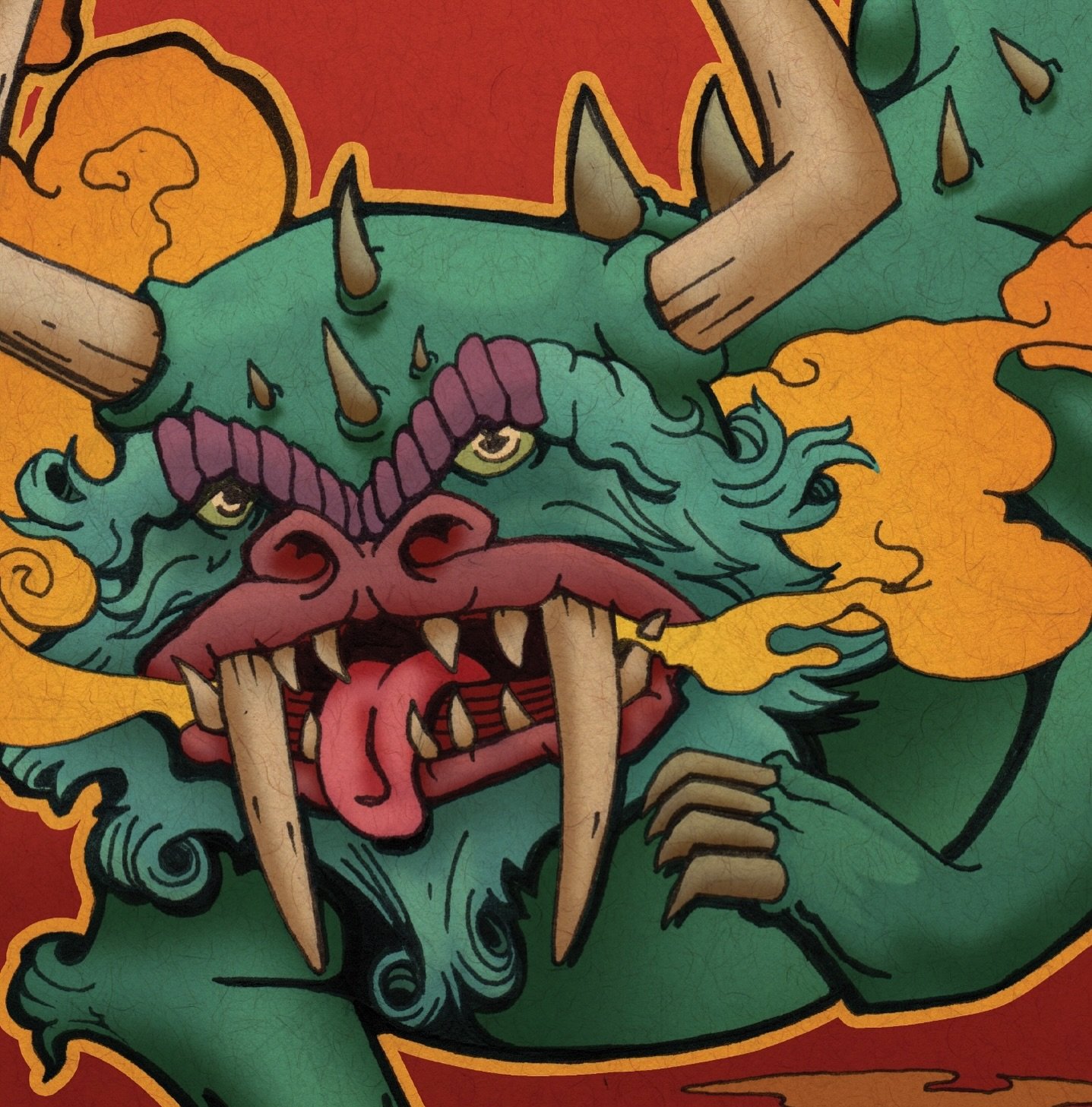 Who&rsquo;s ready for the new Brimstone Studios 2024 Hodag #Print?! See the full reveal tomorrow, just in time for Hodag Heritage Festival in Rhinelander this weekend!

@rhinelanderchamber #cryptid #monster #northwoods #creature #folklore #mythology 