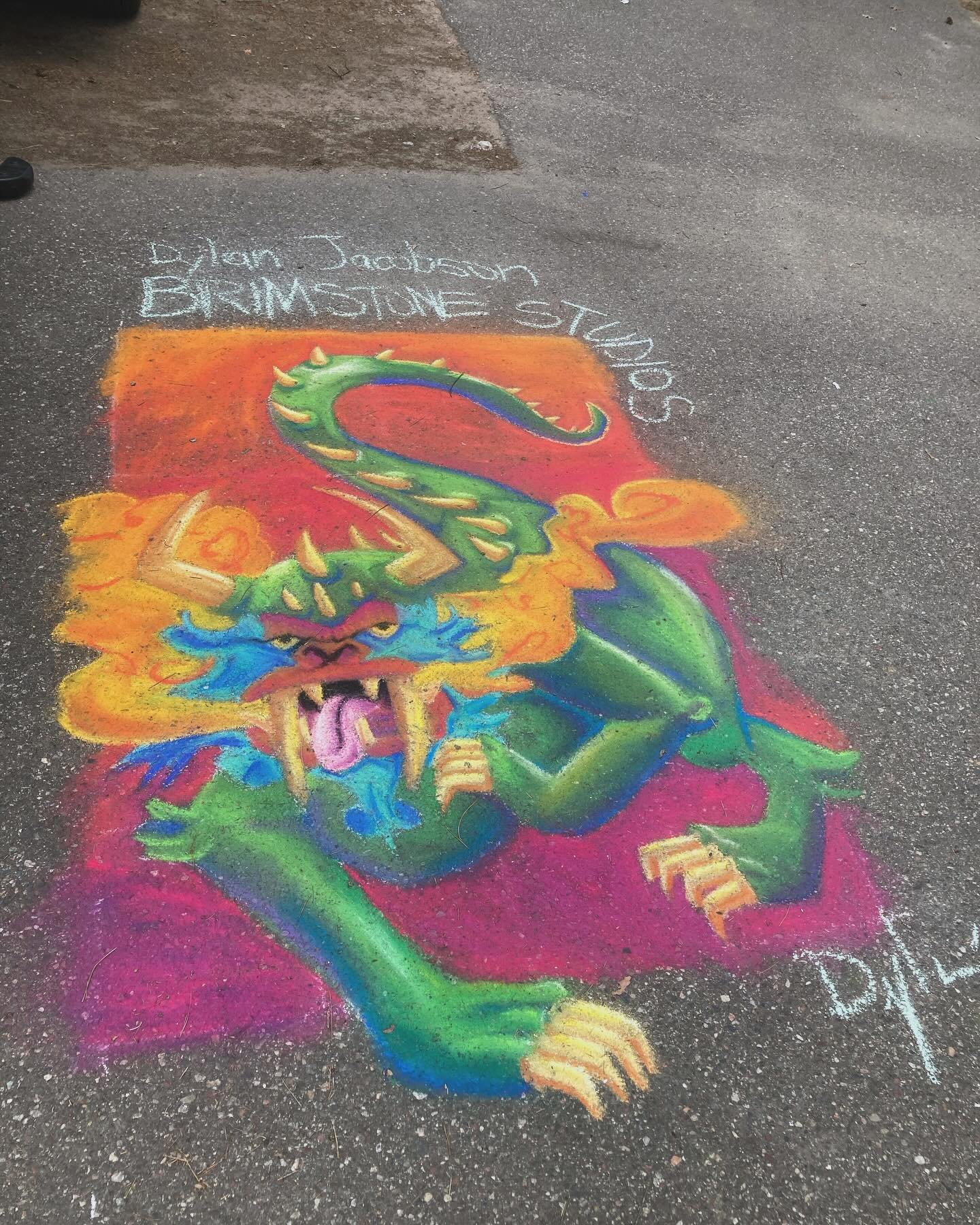 Hodag Heritage Fest was warm and filled with many conversations. Whether it was the progress of how #chalk works, or how #ink and #color happens, we had a lot of visitors at the Brimstone Studios booth! Here&rsquo;s a bunch of progress shots of our 2