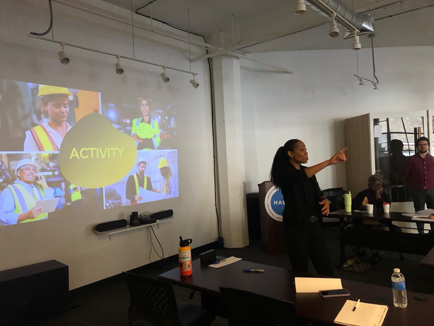 Thank you @haciaworks for hosting Punch List again today for our Communications &amp; Public Speaking workshop with the one and only Carol Moore @littlemisslightbeam #haciaU #communicationskills #chicago #construction #nextgeneration