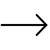 A rightward pointing arrow icon.