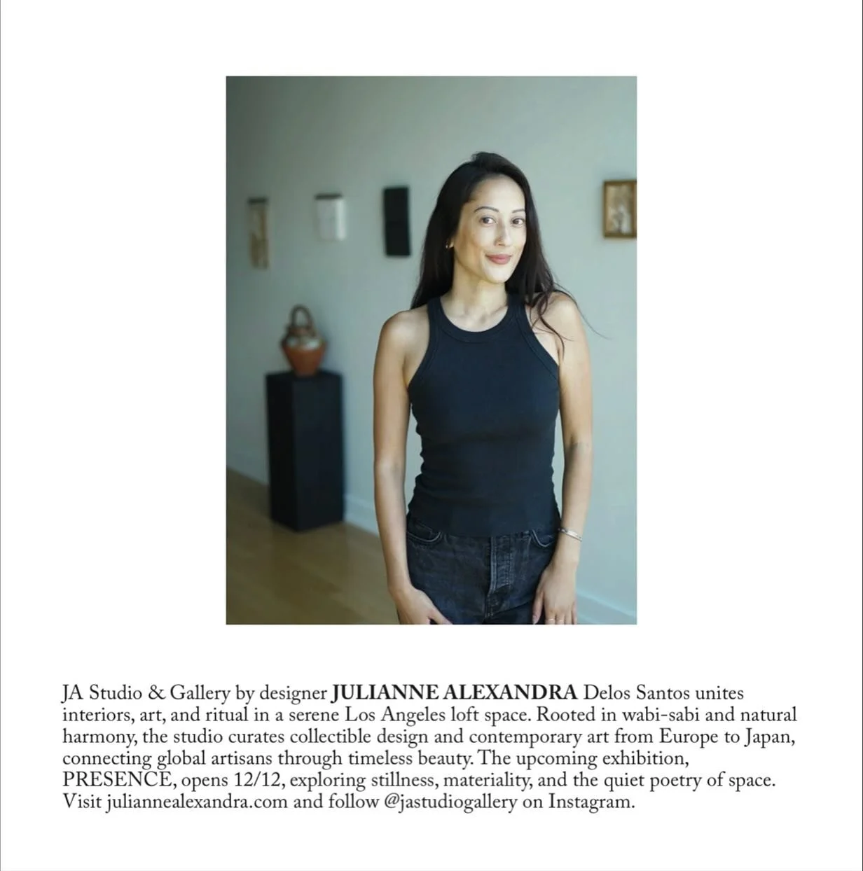 Honored to be featured in @britishvogue&rsquo;s Luxury Interiors Showcase, December issue. A dream come true!
This is the first of three features that will share different chapters of my work in interiors and art.

PRESENCE opens 12/12 @jastudiogalle