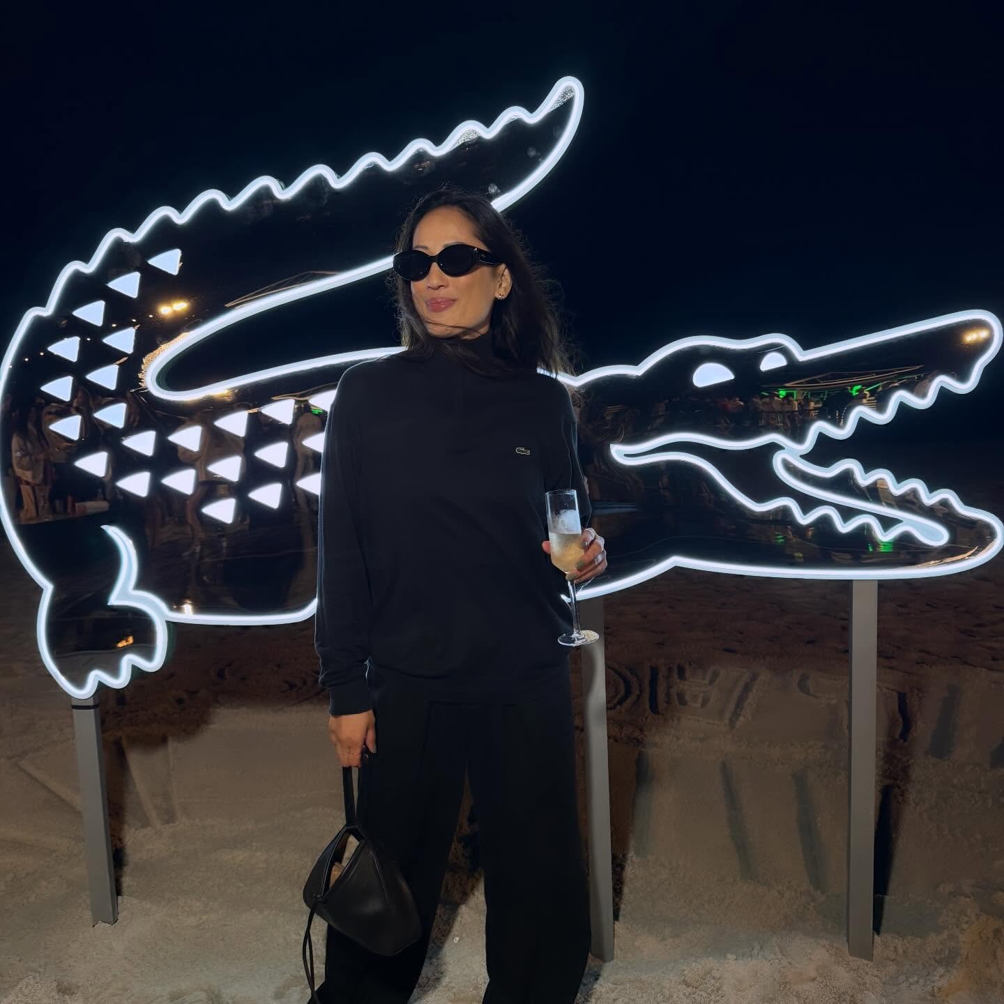 Le Club Lacoste. Miami 
a beautiful evening by the ocean