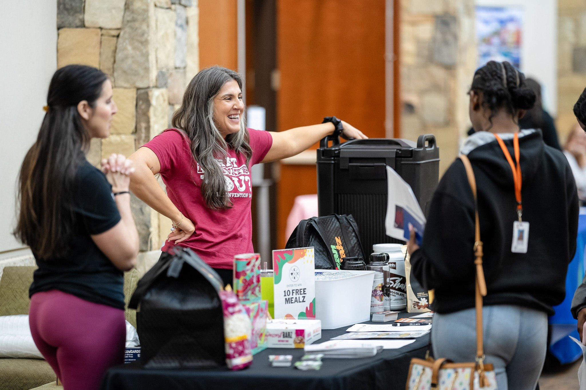 Did you know we host dozens of vendors at our events? It gives you the chance to get your name out there and build your business!
