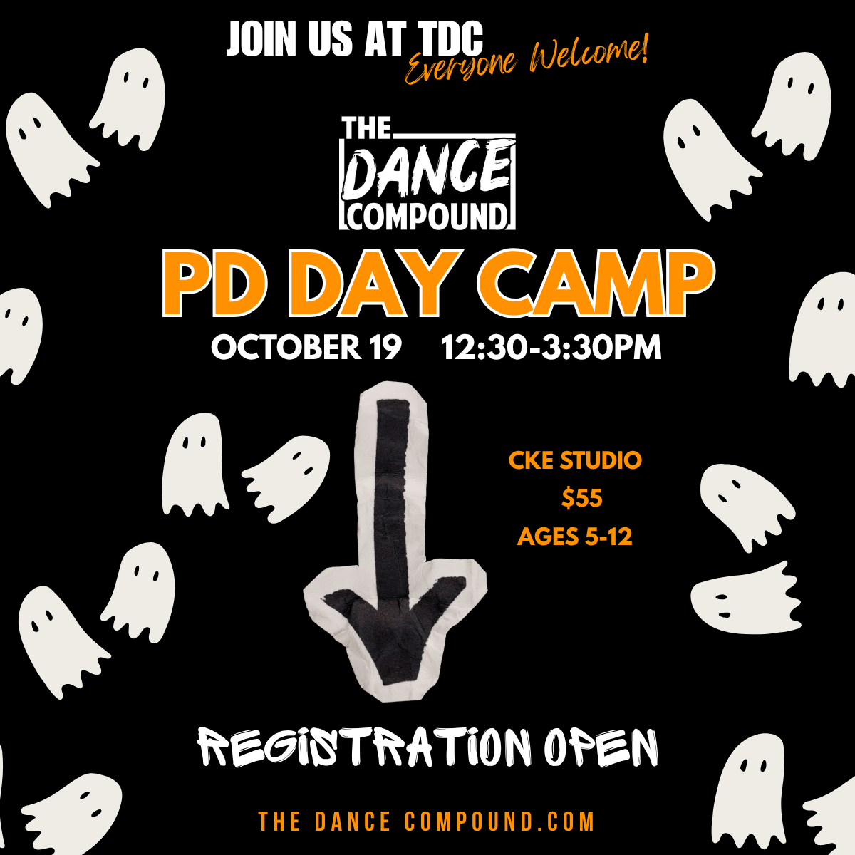 🎃 Oct 19: Monster Mash Dance Party (PD Day Camp)