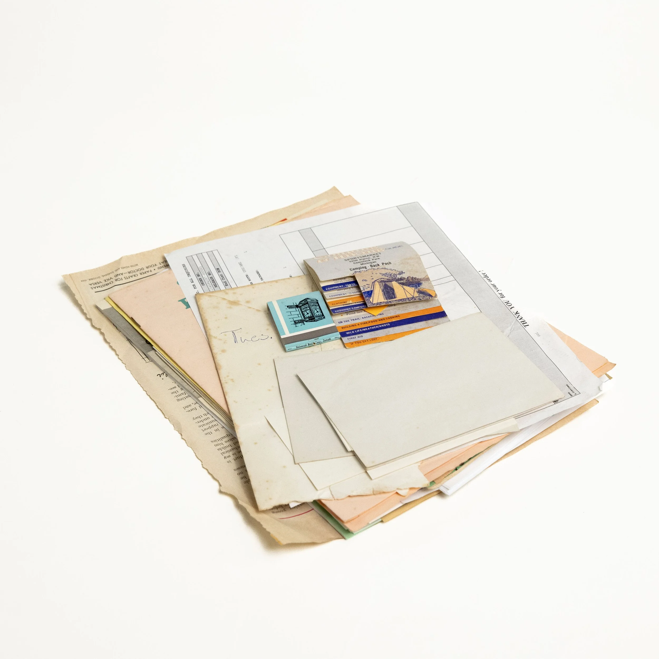 Vintage Papers, Postcards, Photos, Ephemera