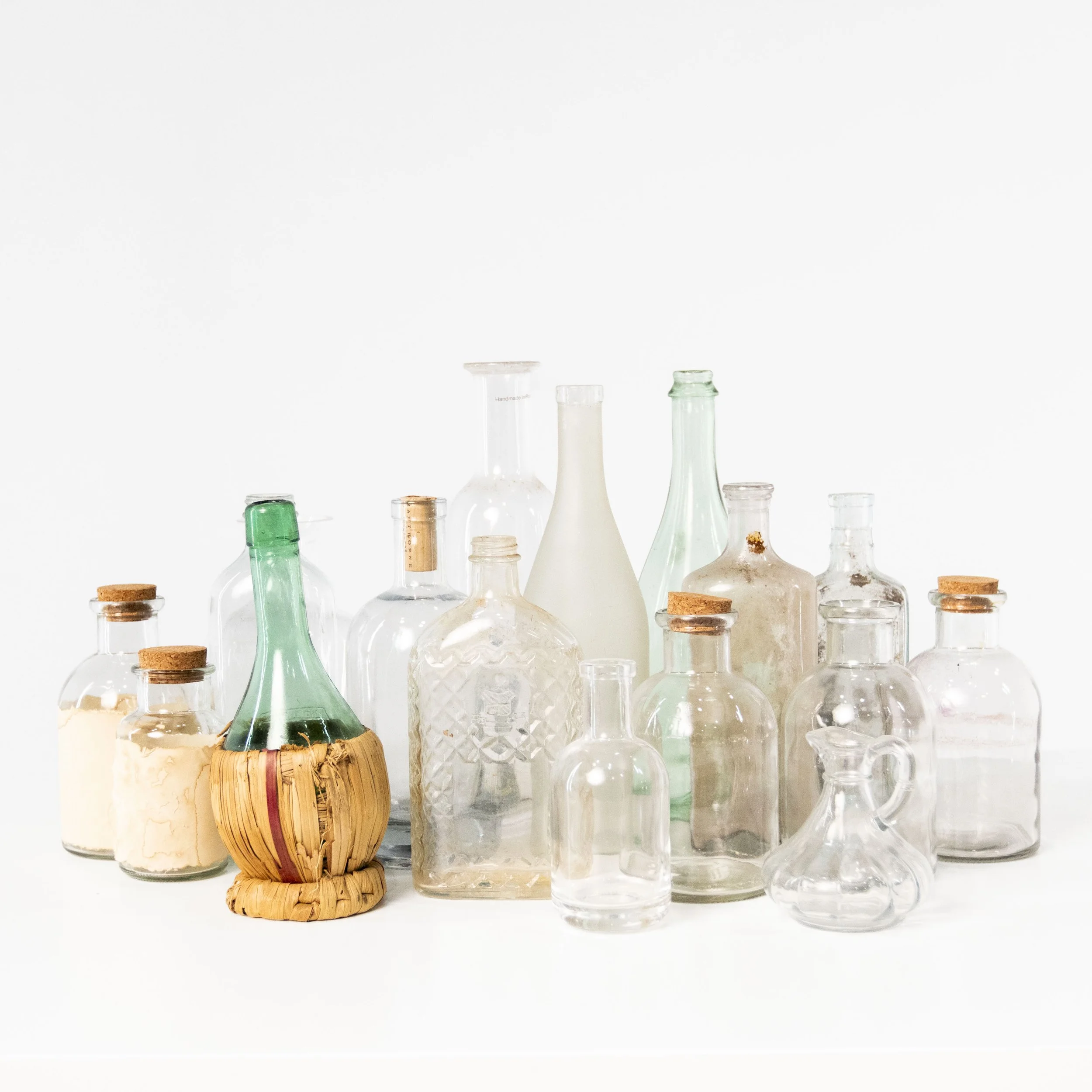 Assorted Vintage Bottles