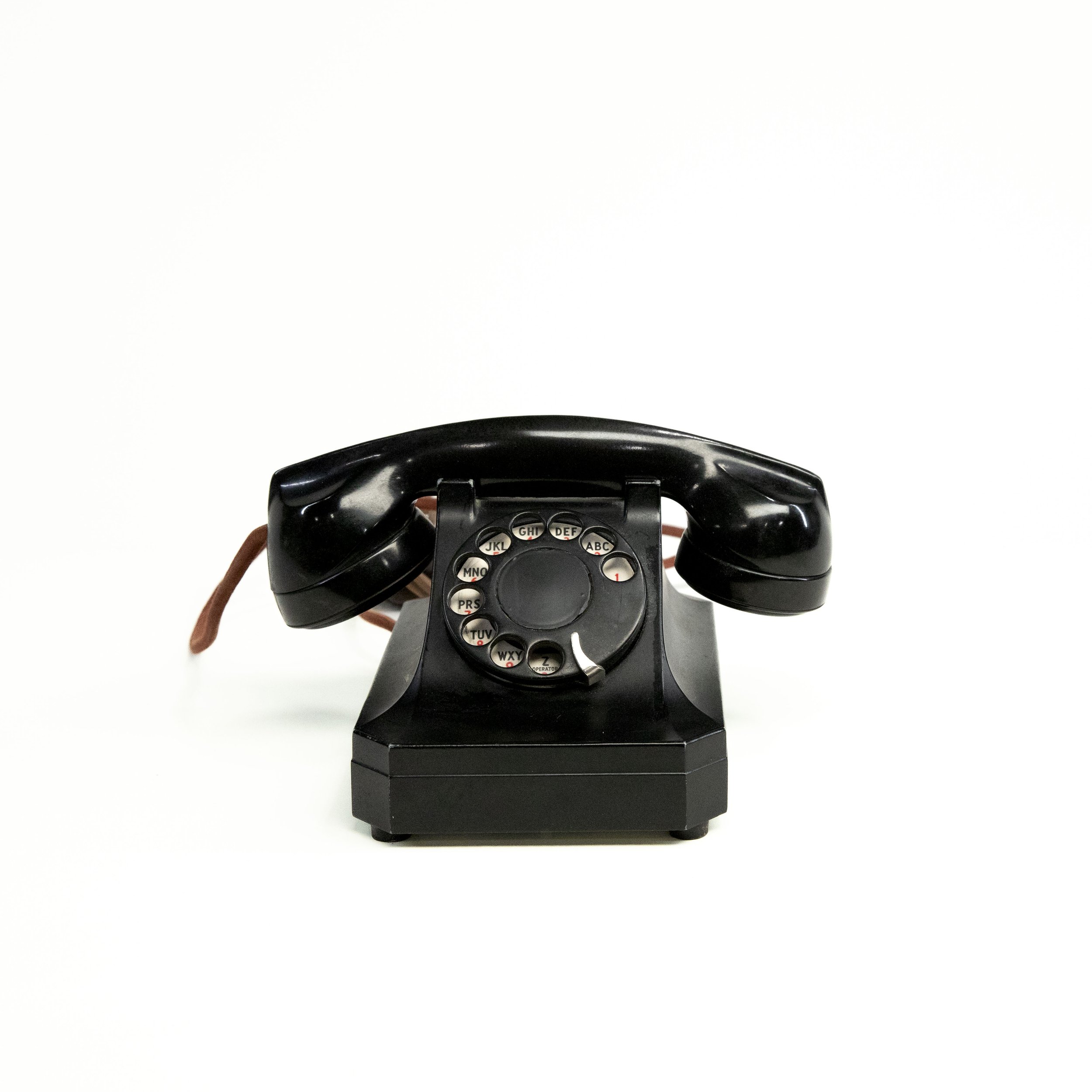 Vintage Black Rotary Phone