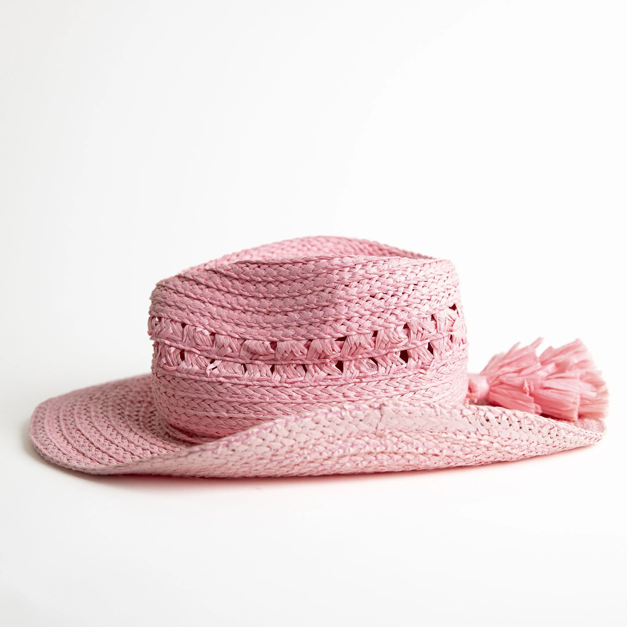 Pink Cowgirl Hat With Tassel