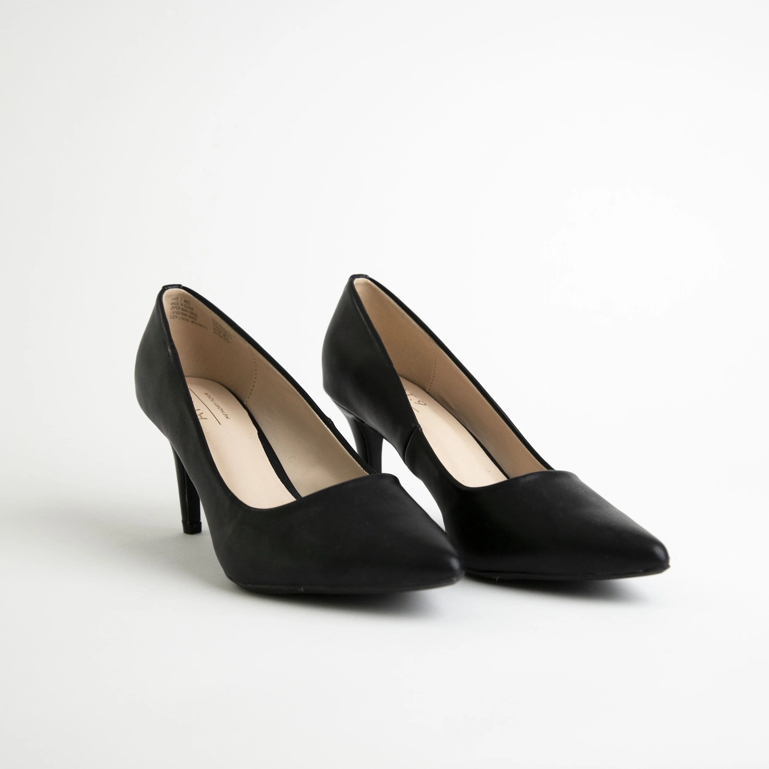 Black Pointed Toe Stilettos