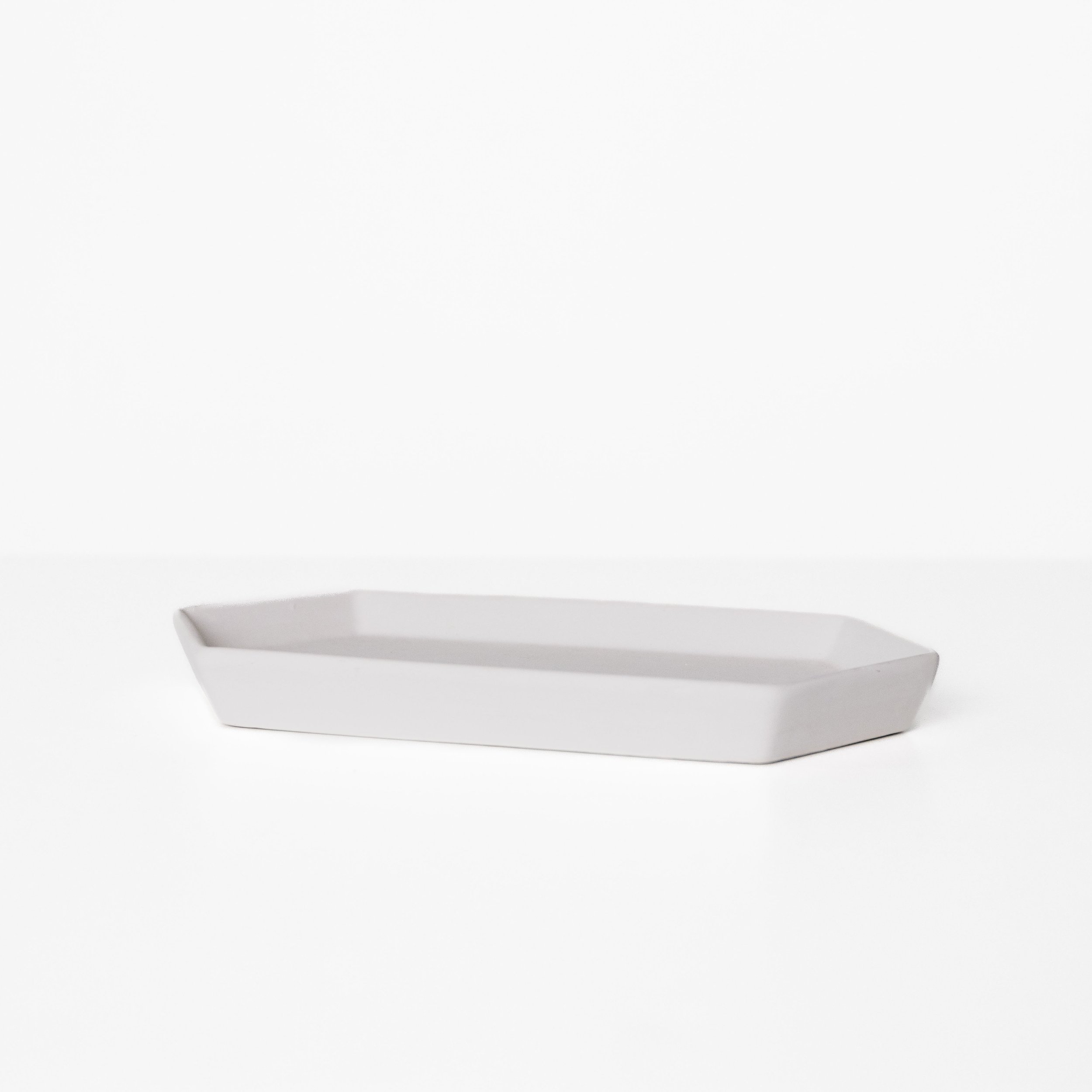 White Hexagonal Tray