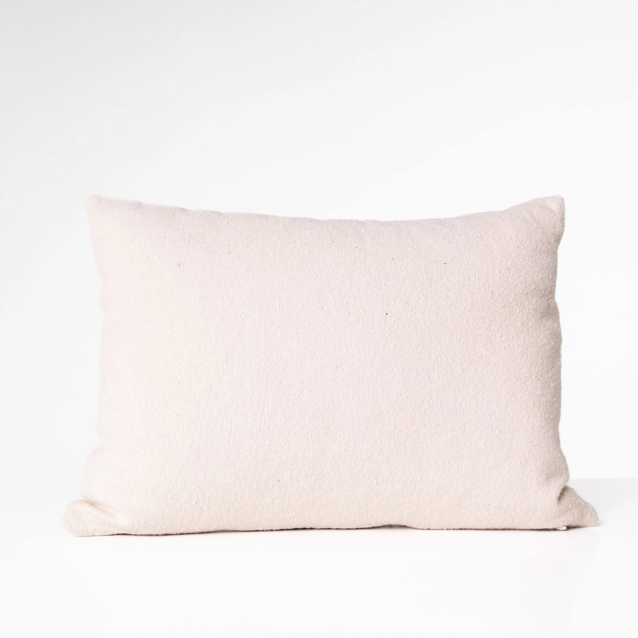 Beige Throw Pillow