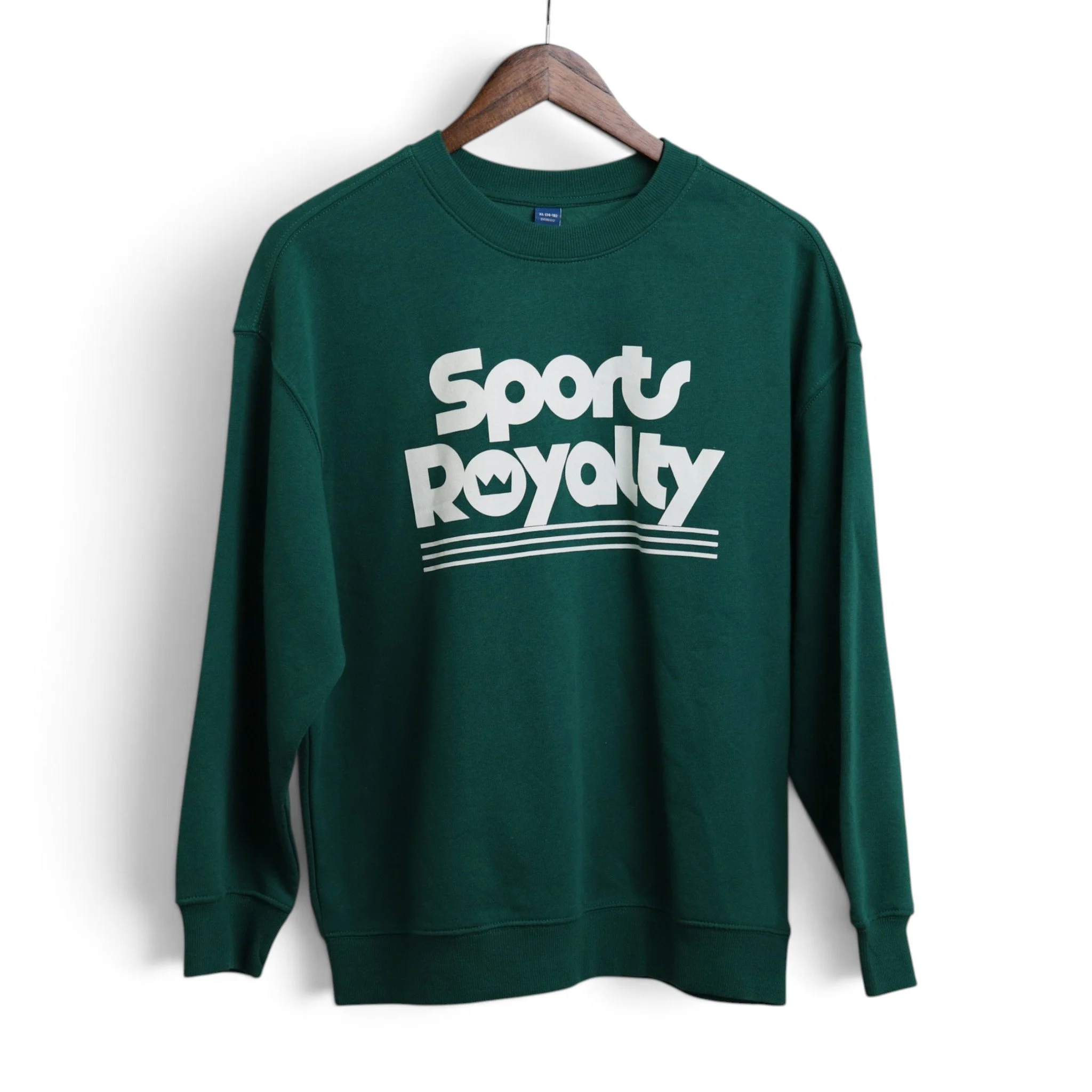 Green "Sports Royalty" Crewneck
