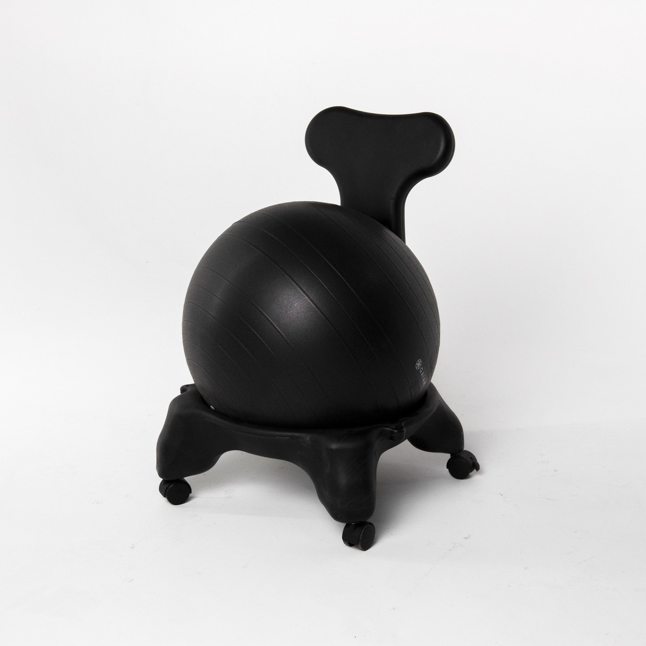 Black Yoga Ball Chair