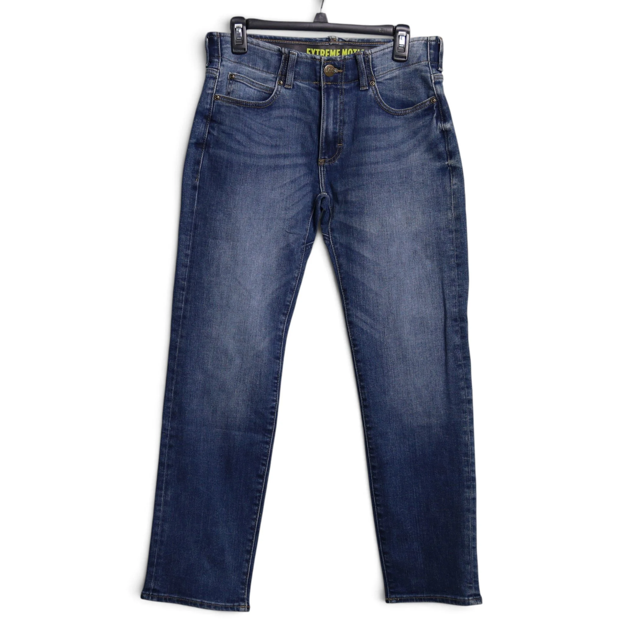 Medium Wash Slim Fit Straight Leg Jeans