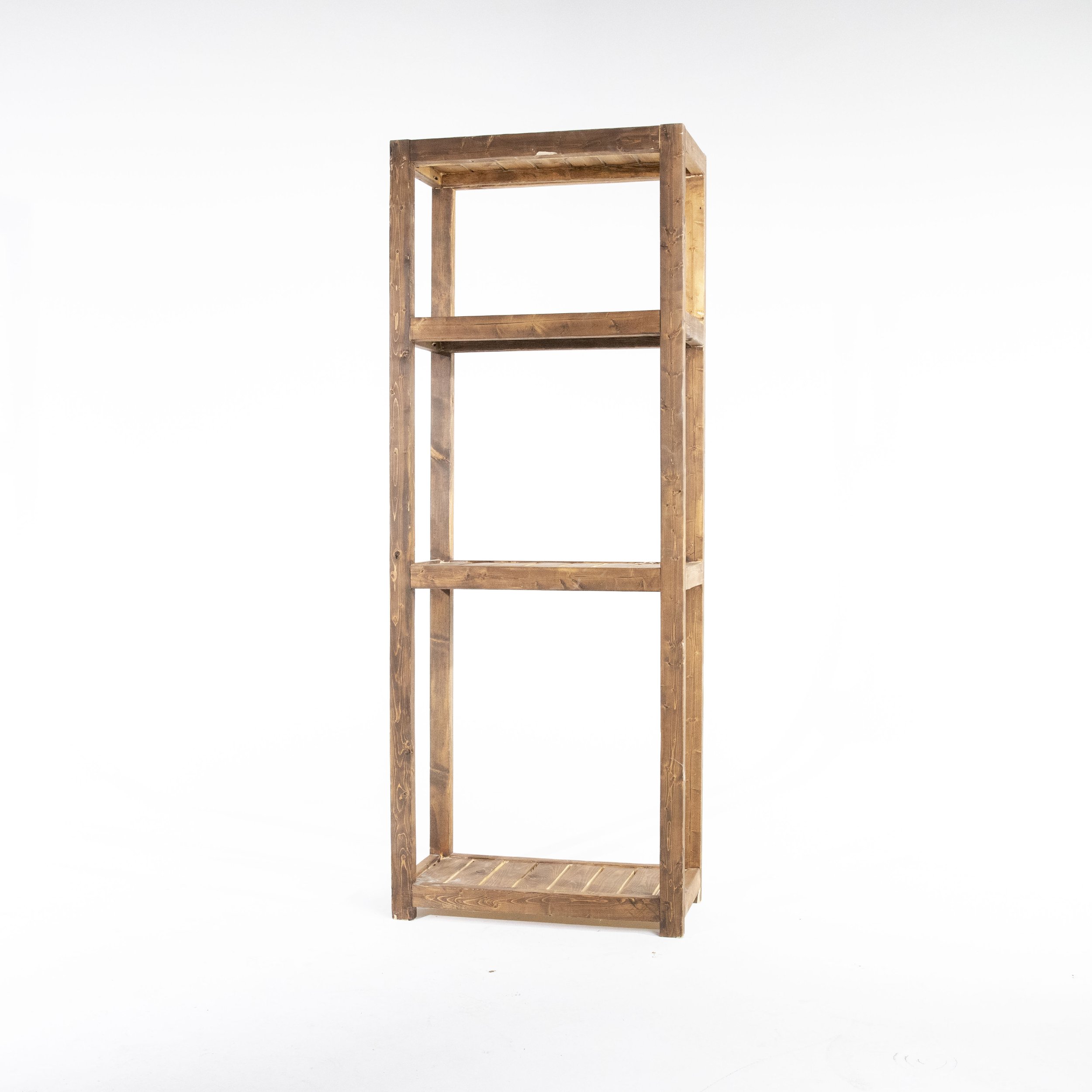 Handmade Dark Wood Shelf