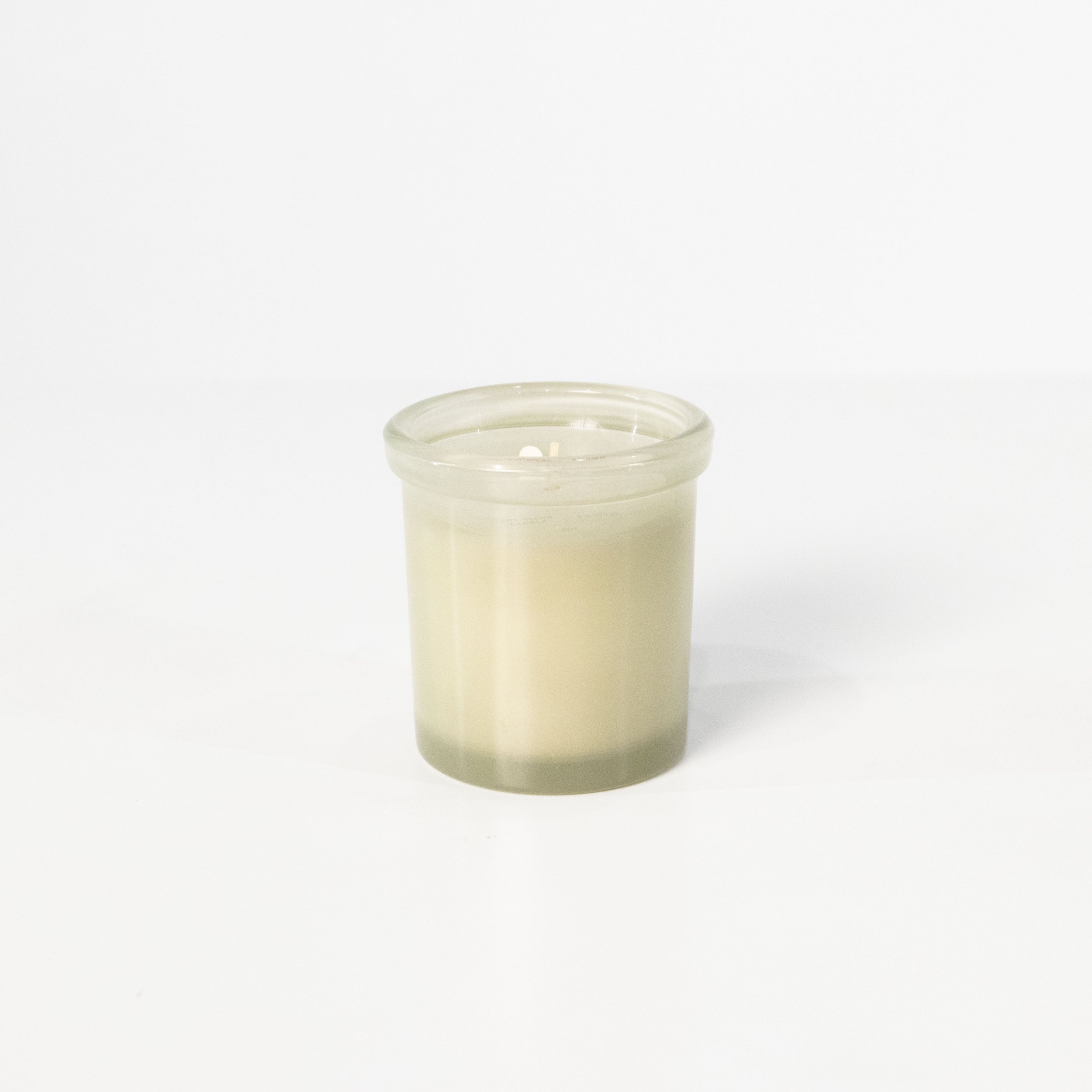Frosted Sage Glass Candle
