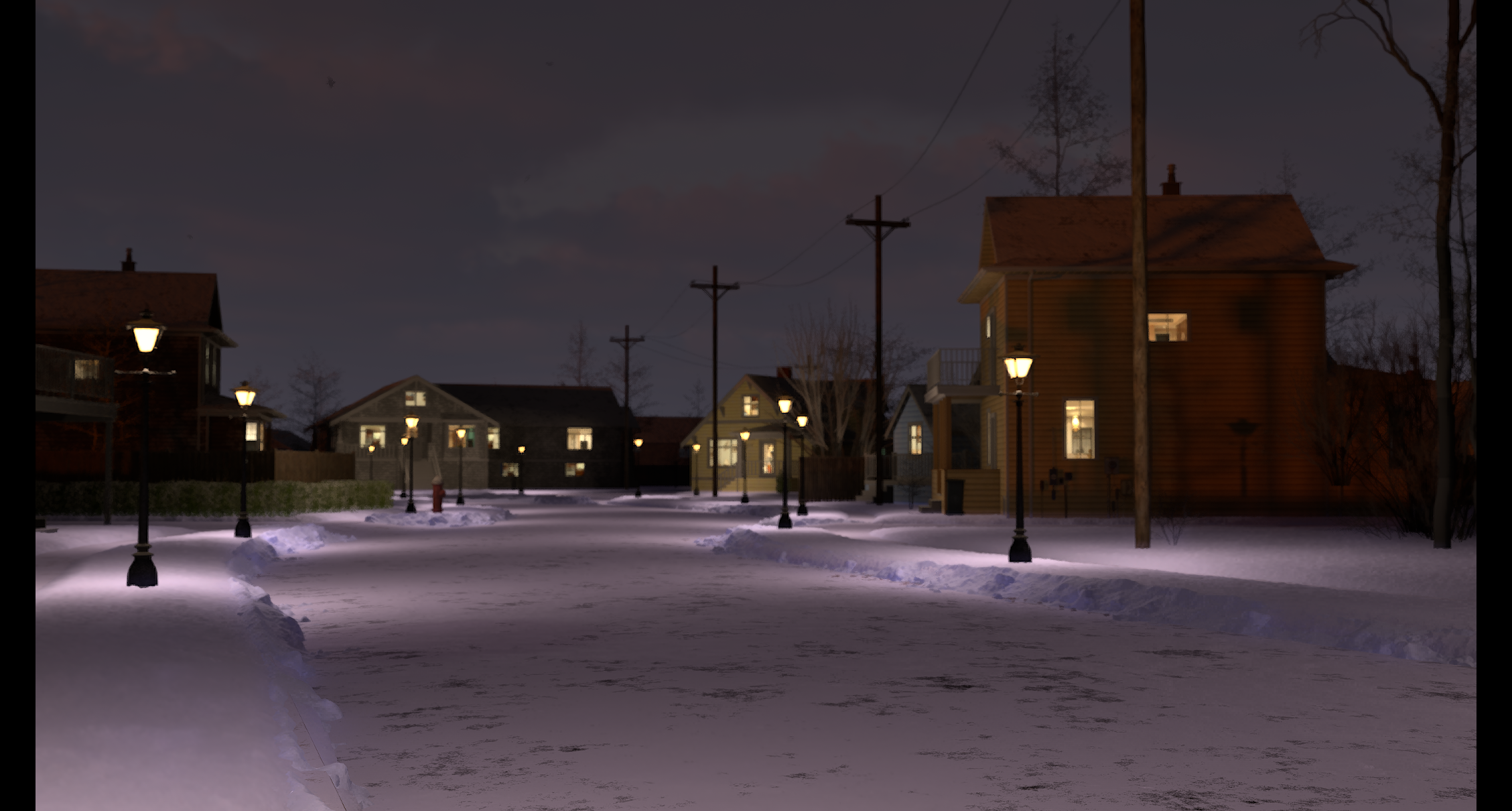 Suburbs Winter