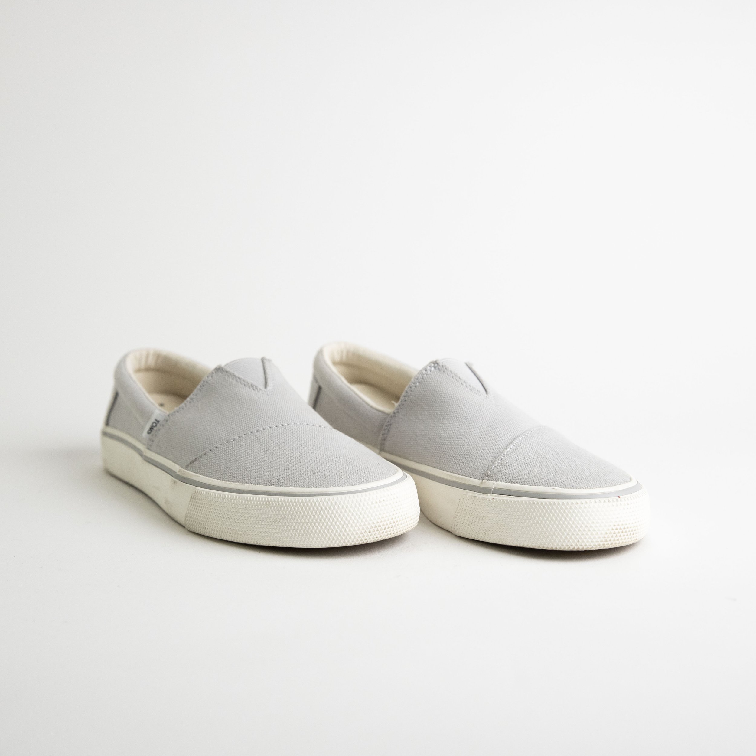 Light Gray Casual Slip On Loafers