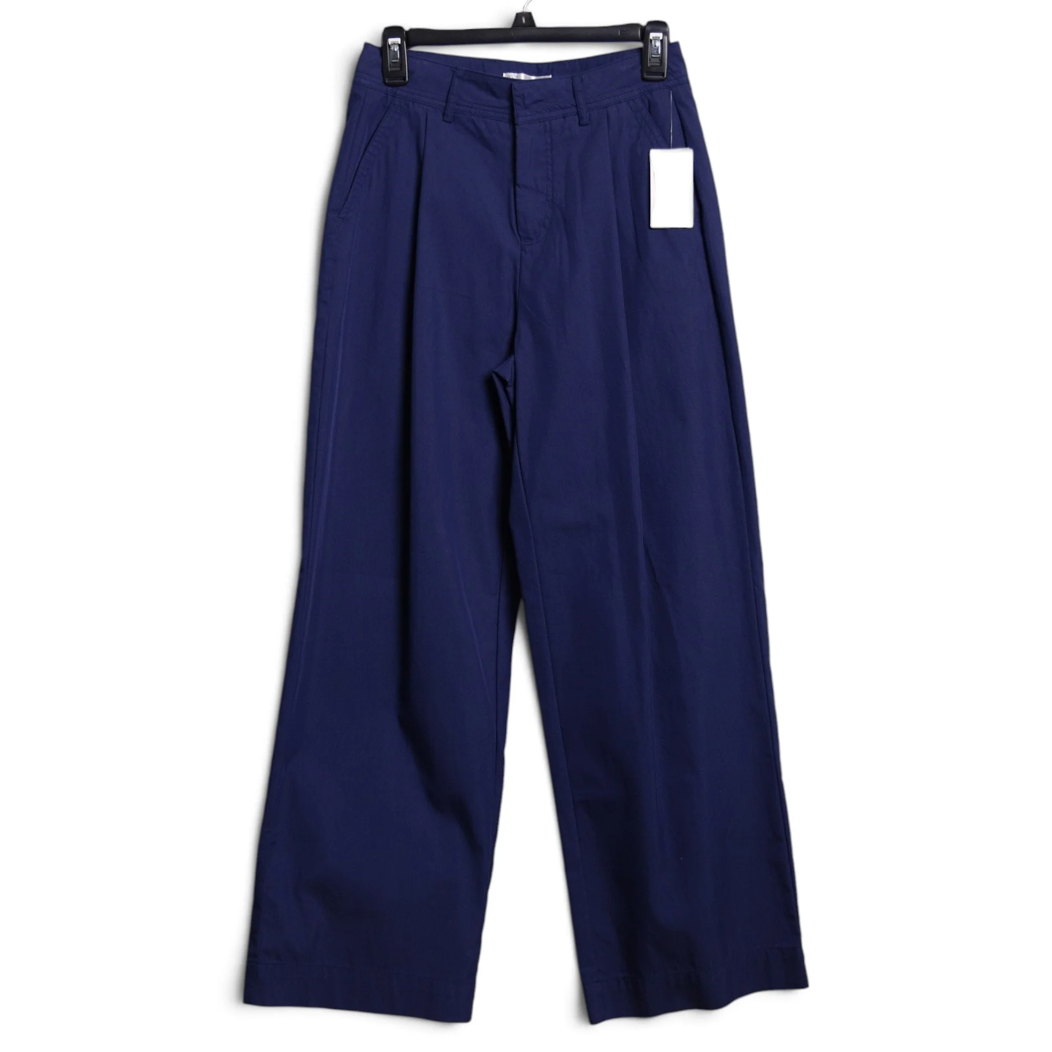Royal Blue Wide Leg Pleated Pants
