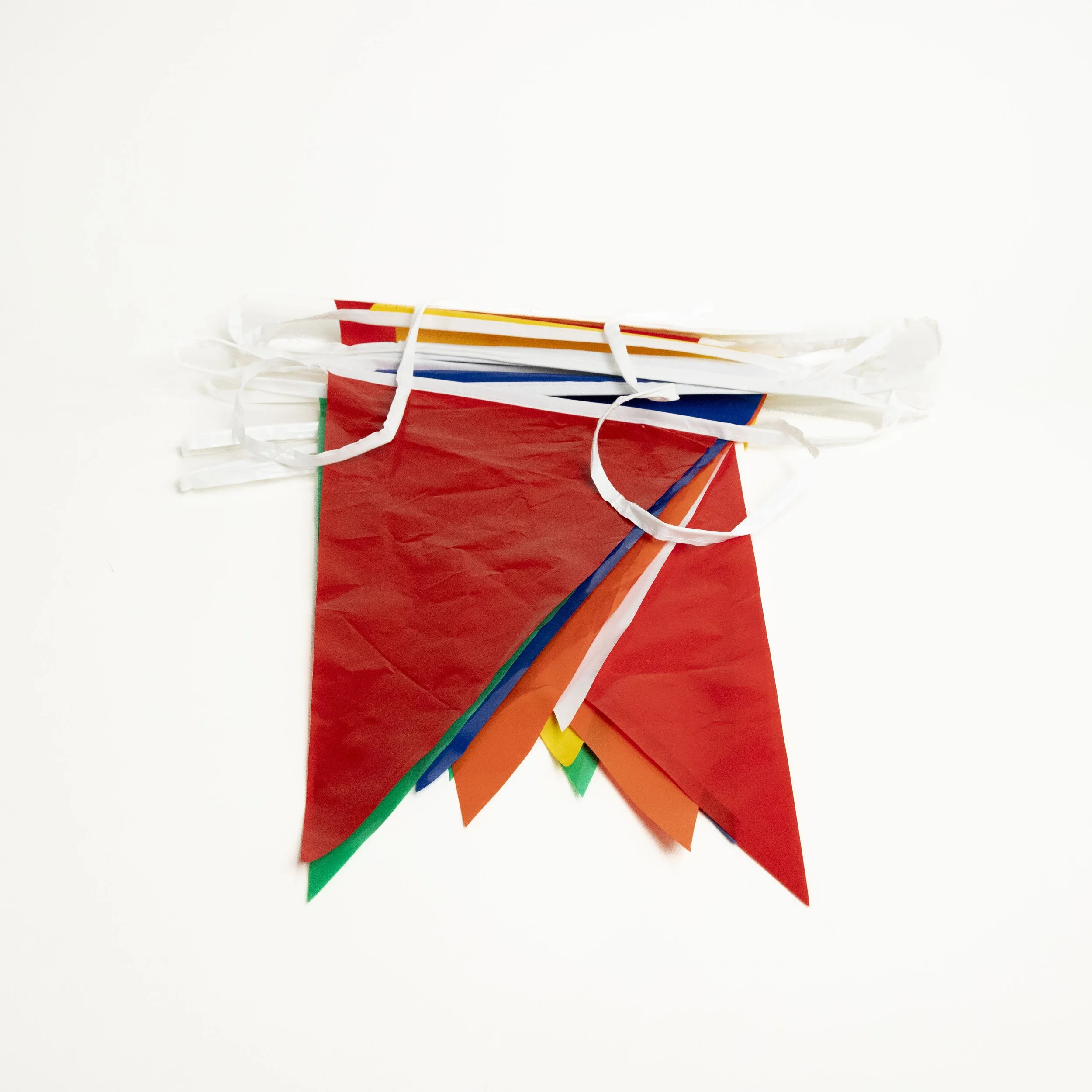 XL Plastic Multicolor Pennant Banner