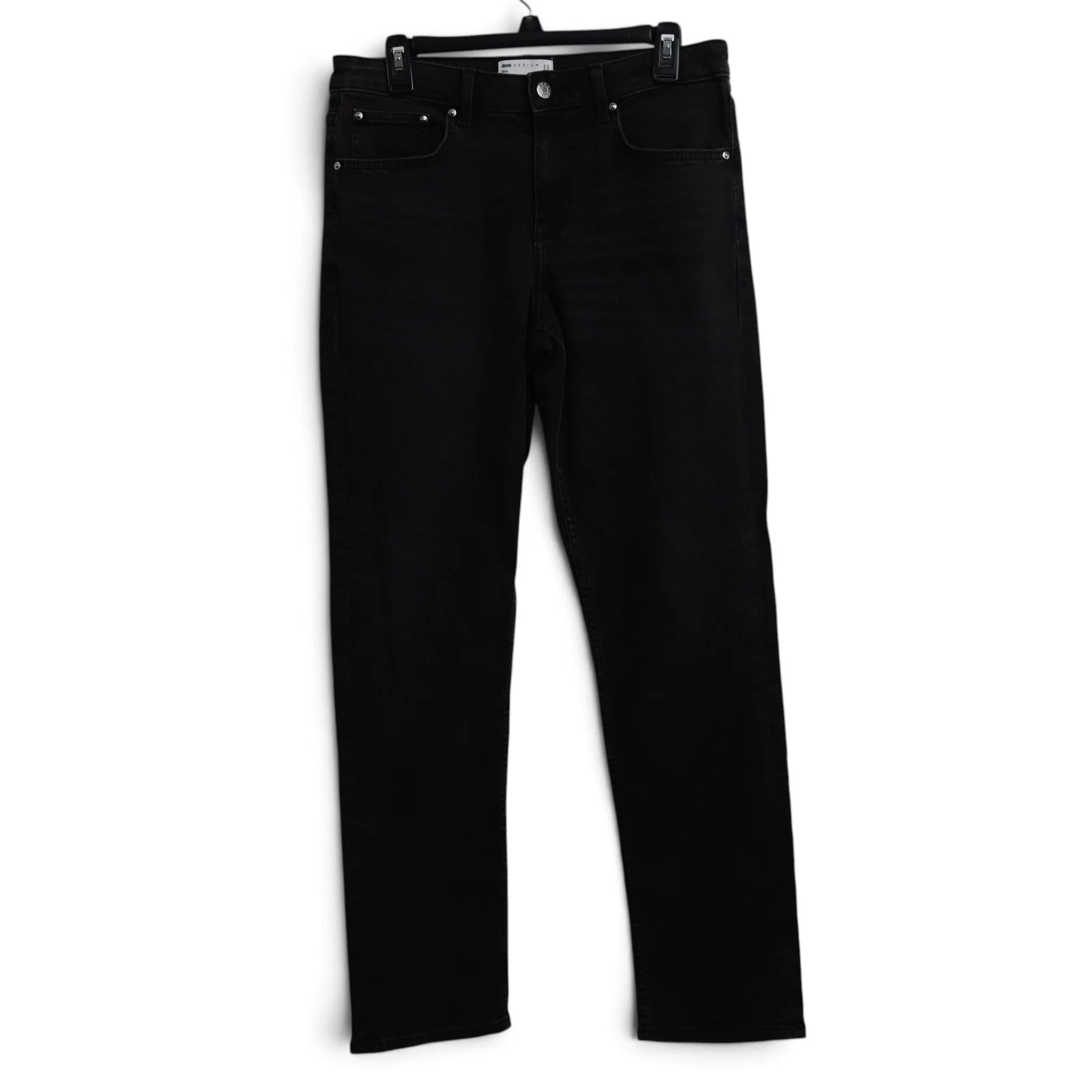 Black Straight Leg Jeans