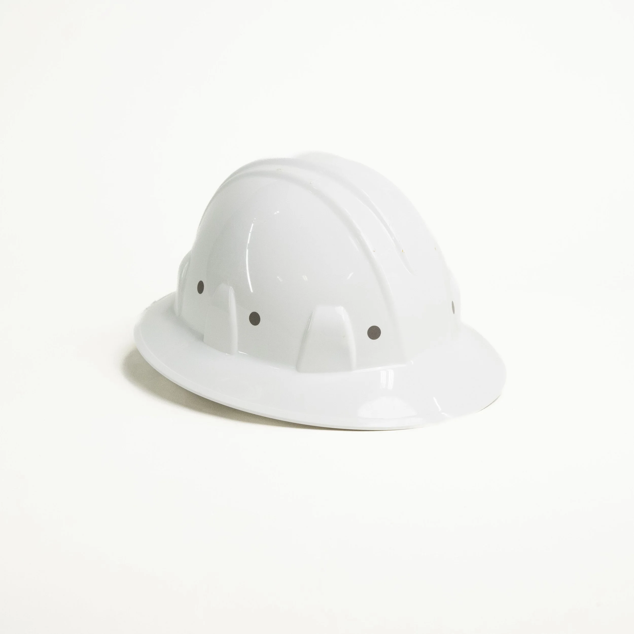 Clean White Full Brim Hard Hat