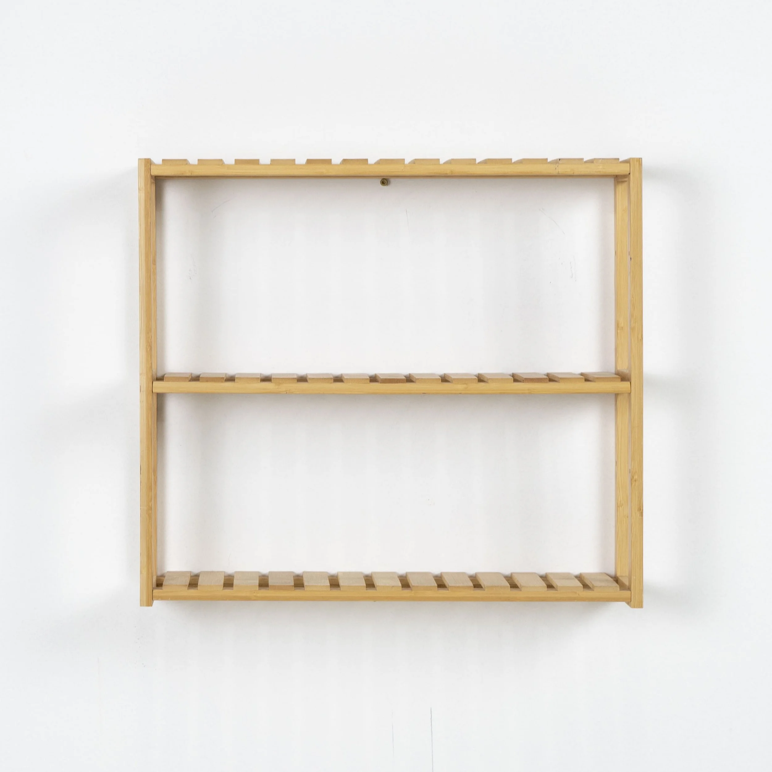 Bamboo 3-Tier Wall Shelf