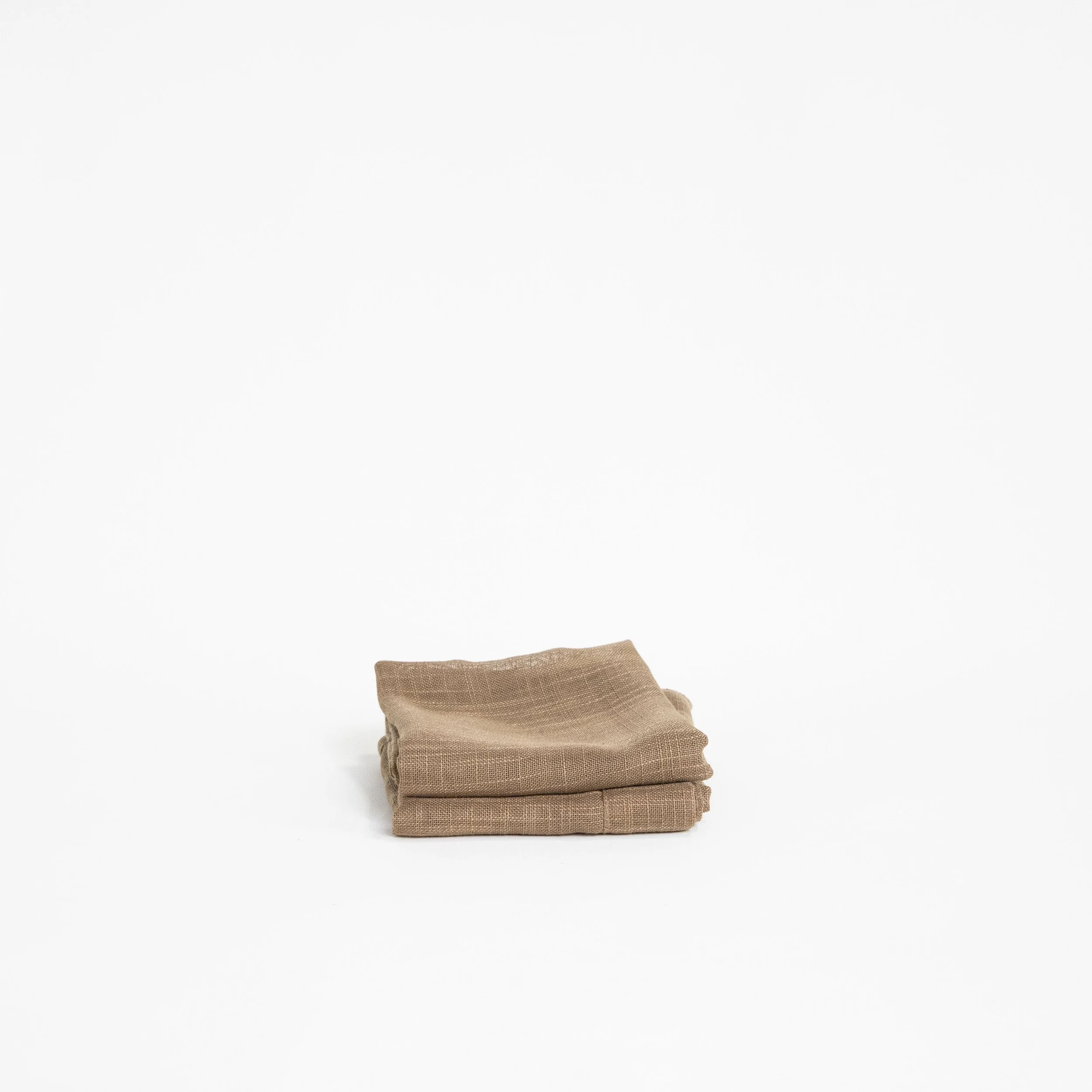 Caramel Brown Woven Sheer Curtains