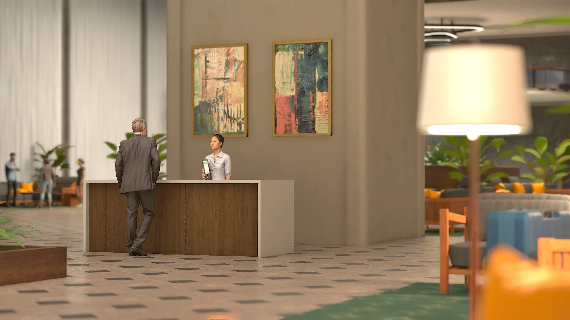 Hotel Lobby