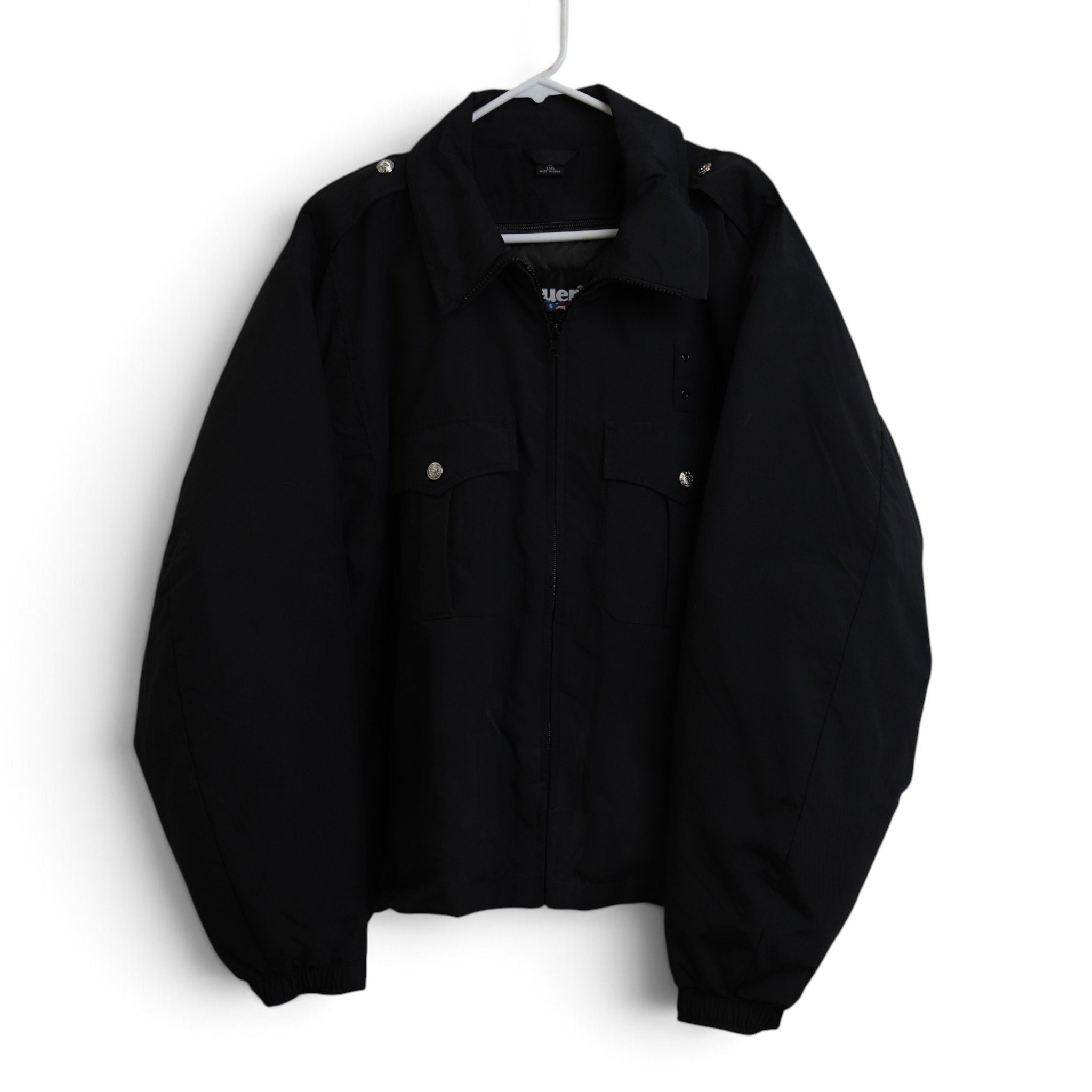 Black Zip Up Duty Jacket