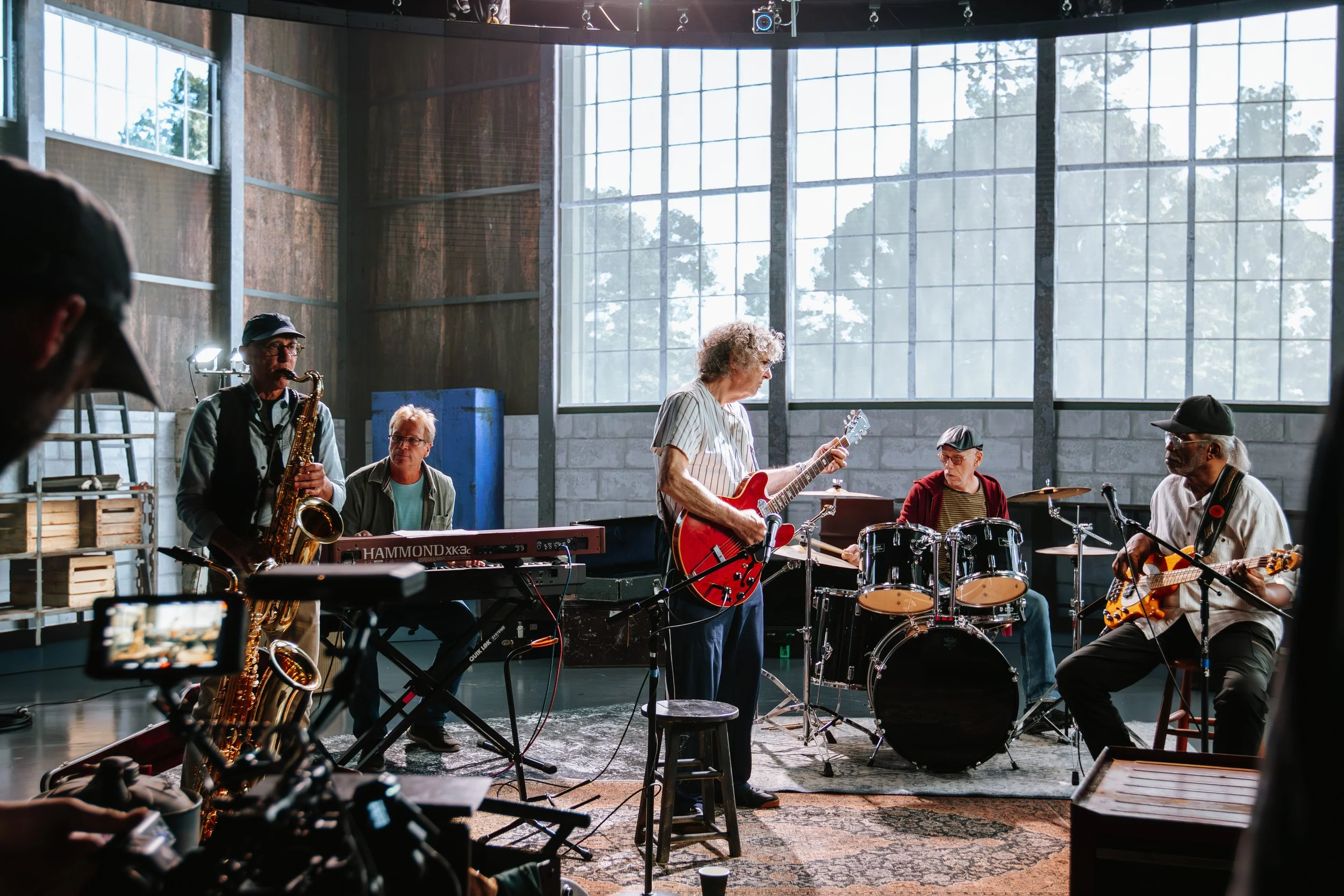 Music video production filmed inside LED volume virtual production studio