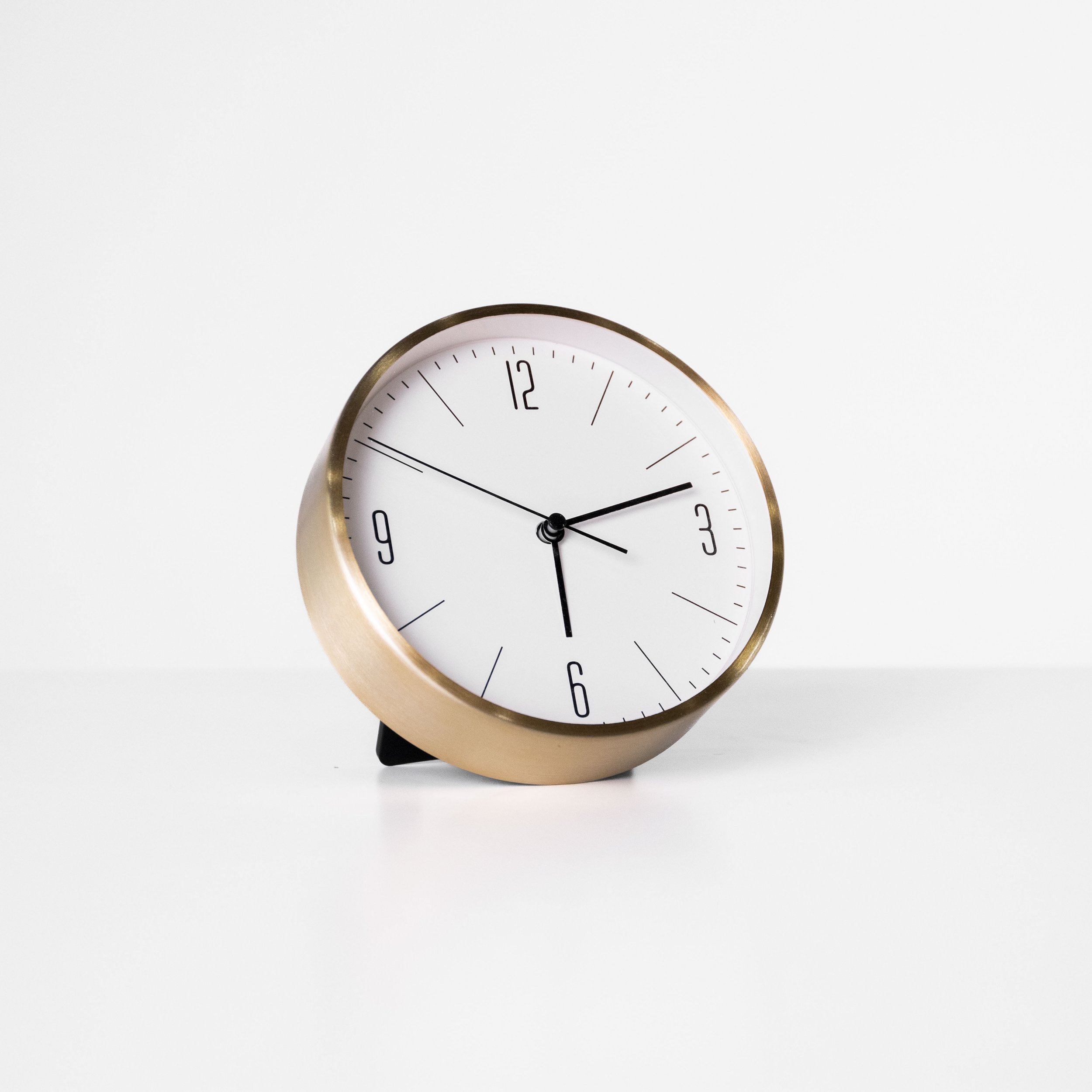 Gold Tabletop Clock