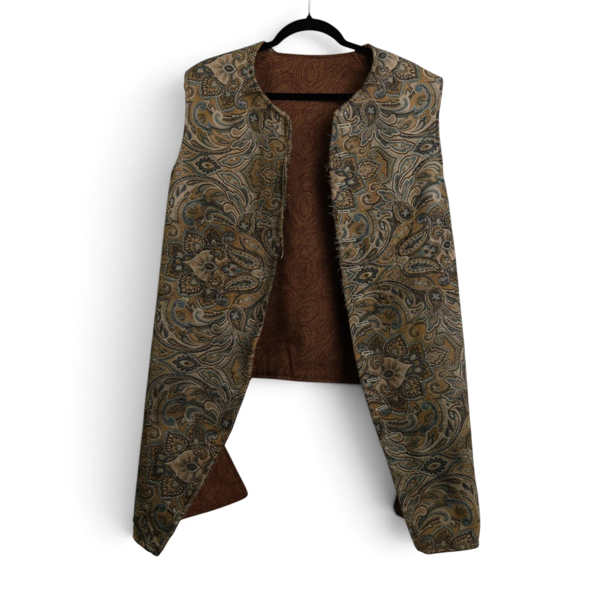 Vintage Paisley Tapestry Vest