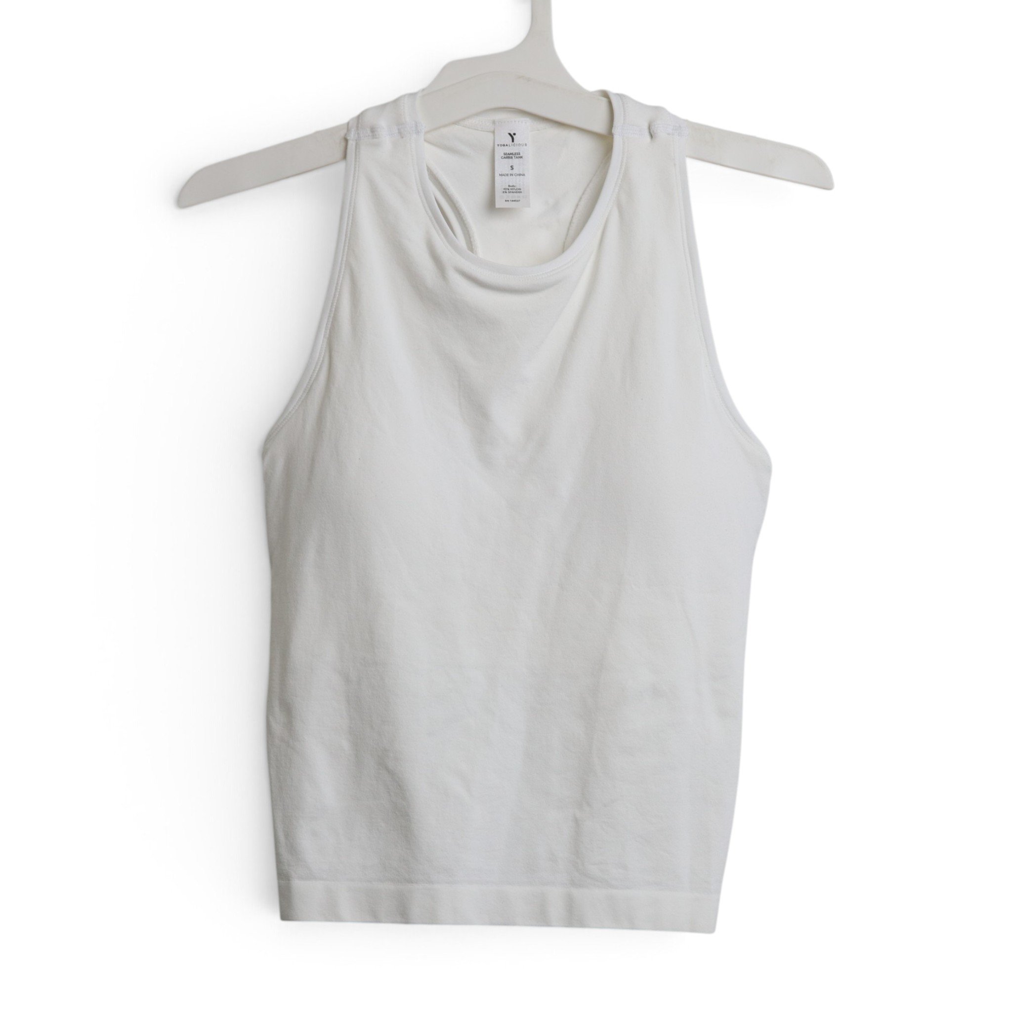 White Athletic Tank Top