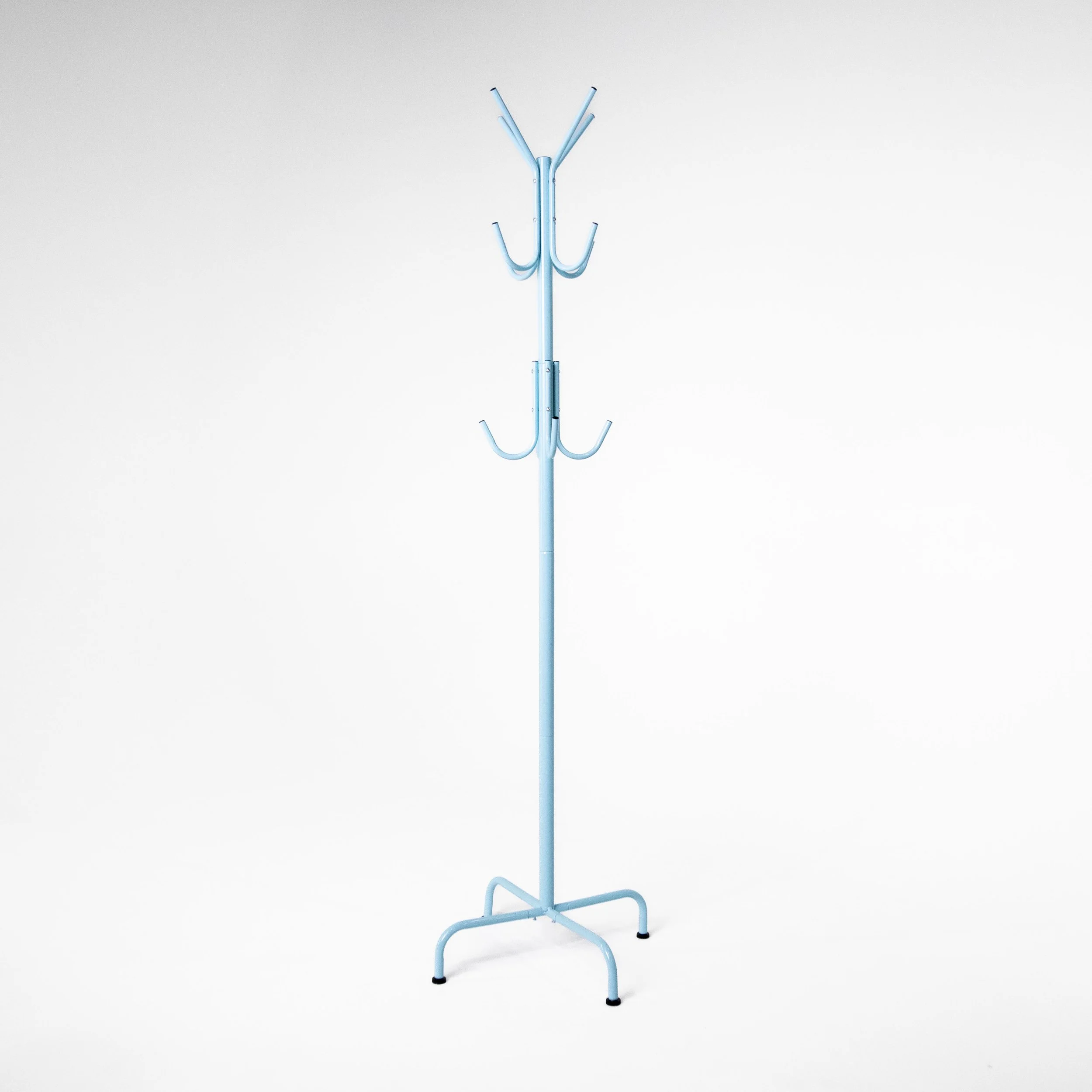 Light Blue Hat Coat Tree Stand