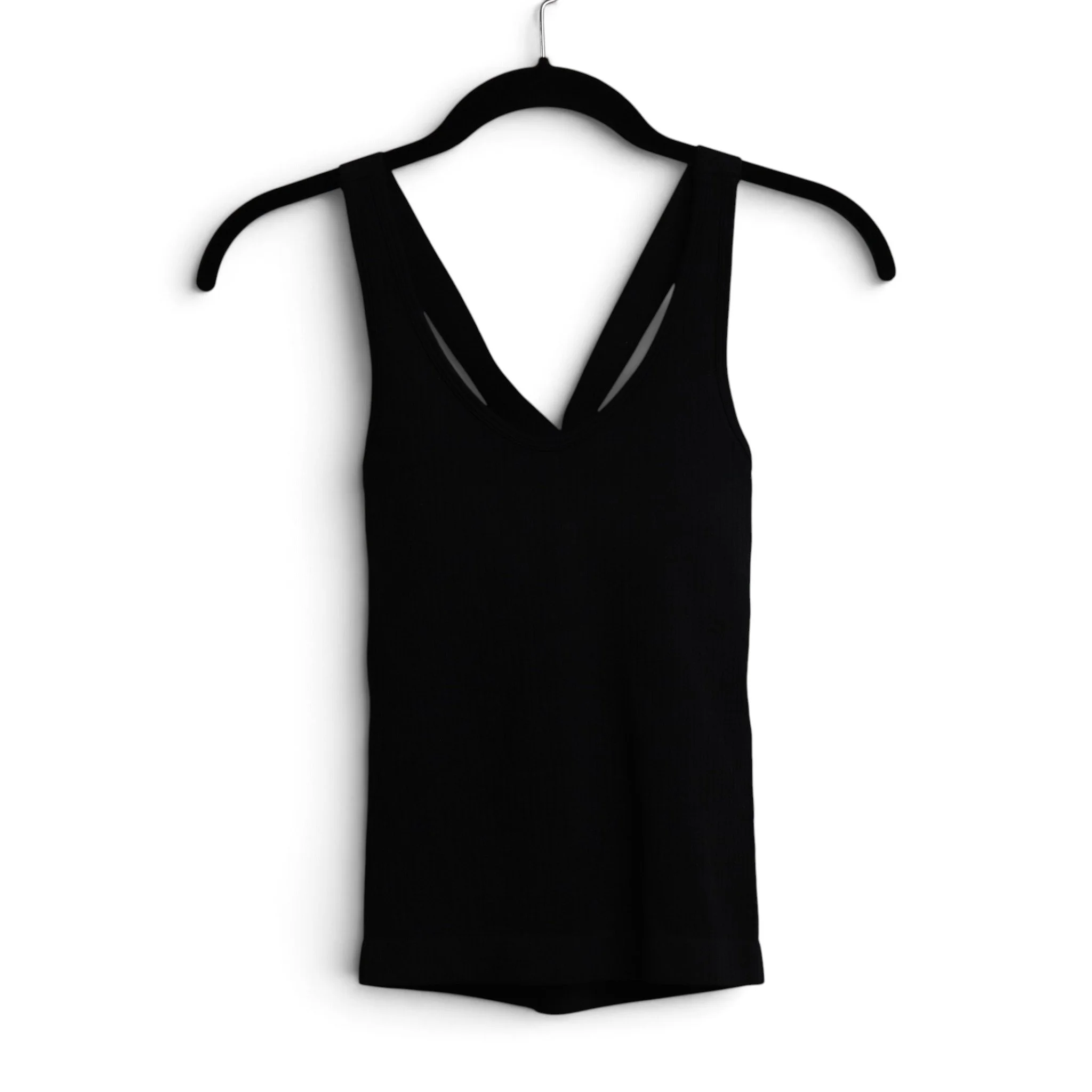 Black Criss-Cross Athletic Tank Top