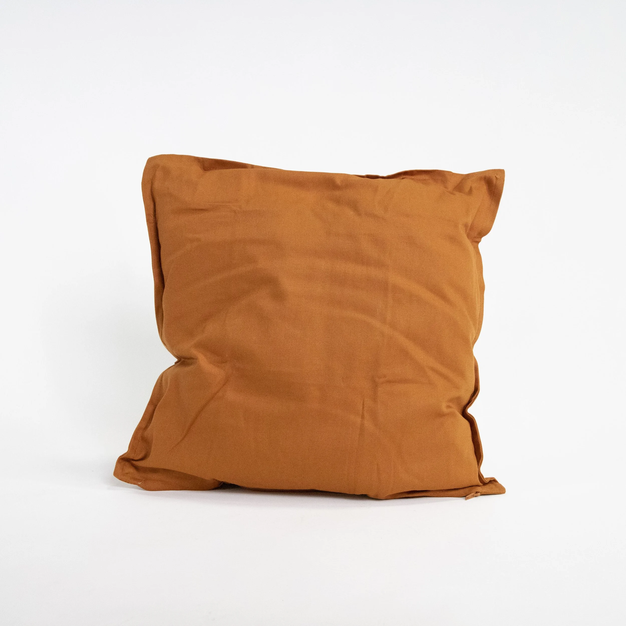 Burnt Orange Basic Throw Pillow