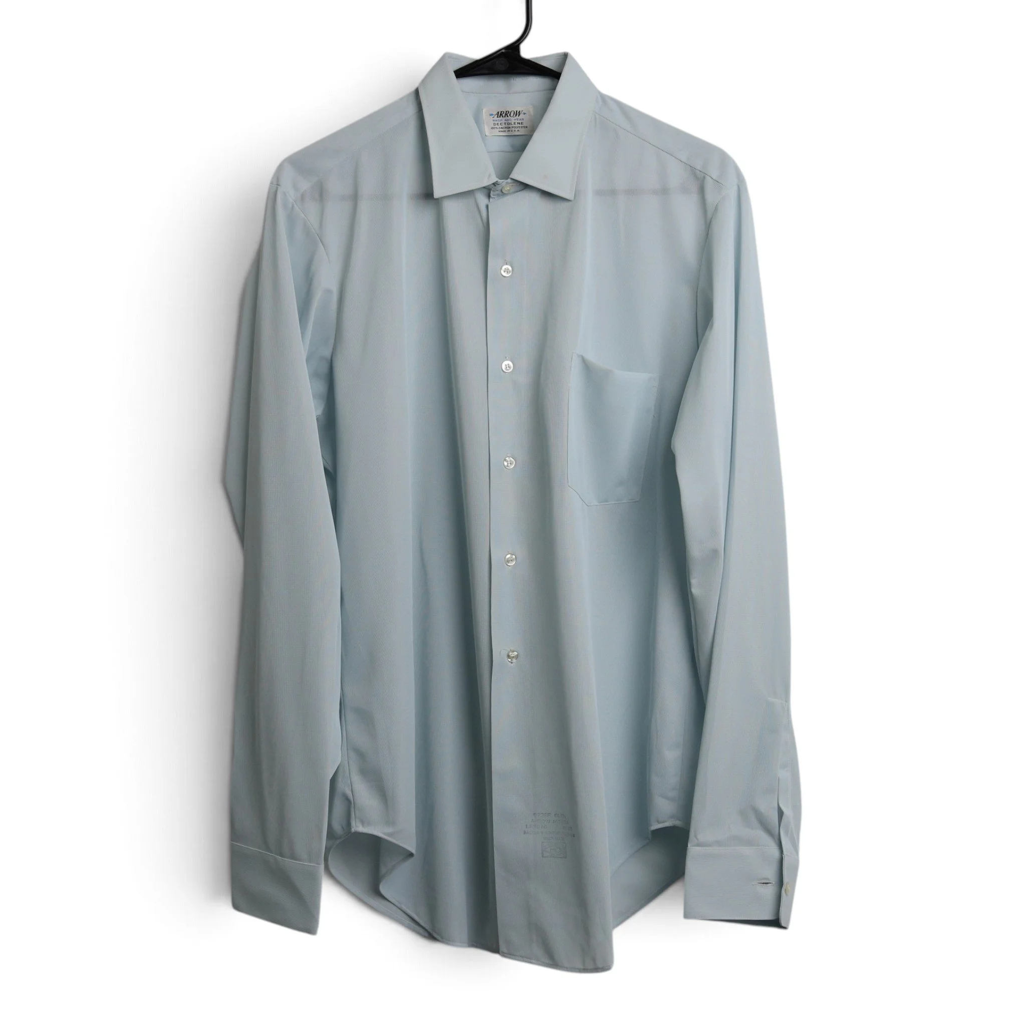 Baby Blue Sheer Dress Shirt