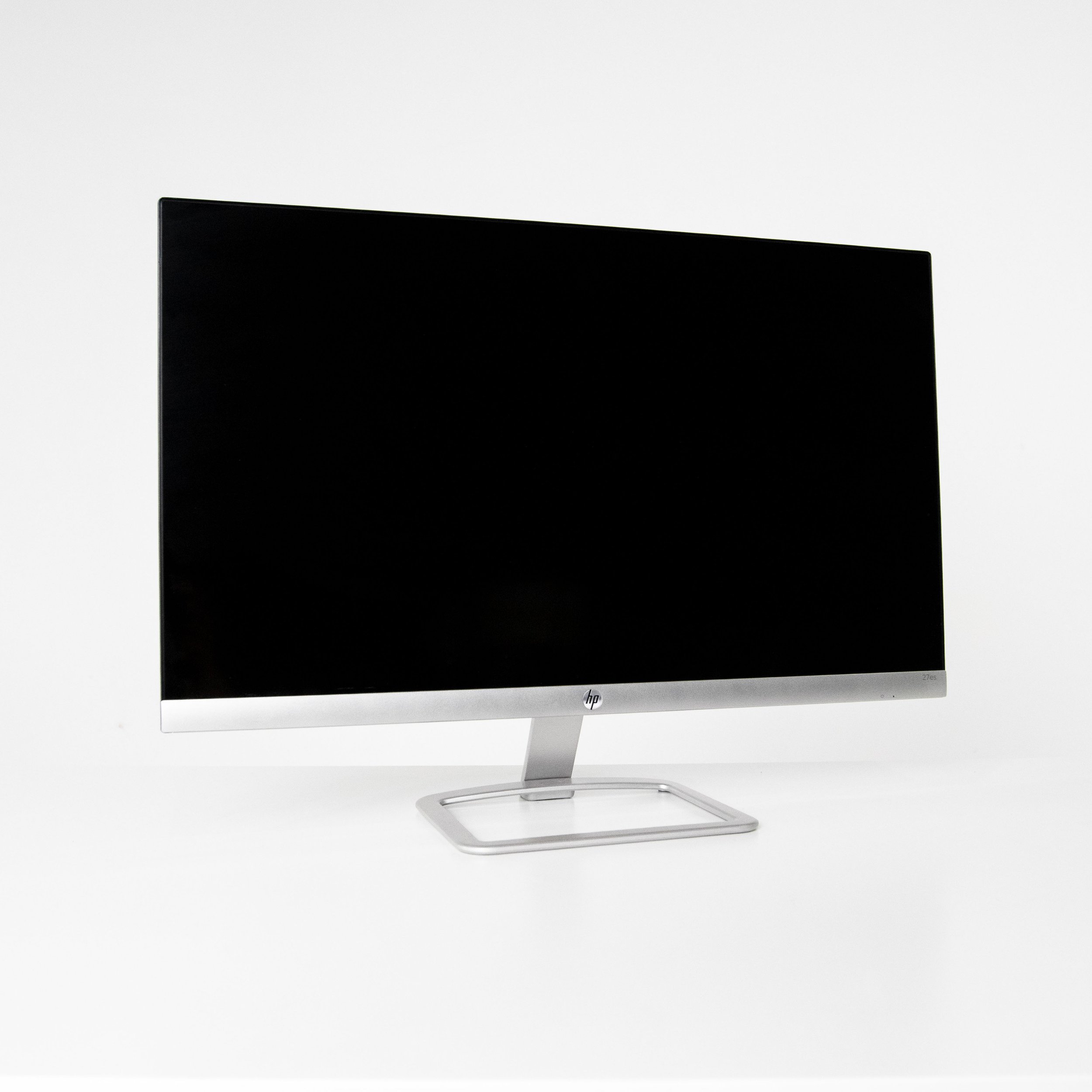 HP Black and Silver Monitor