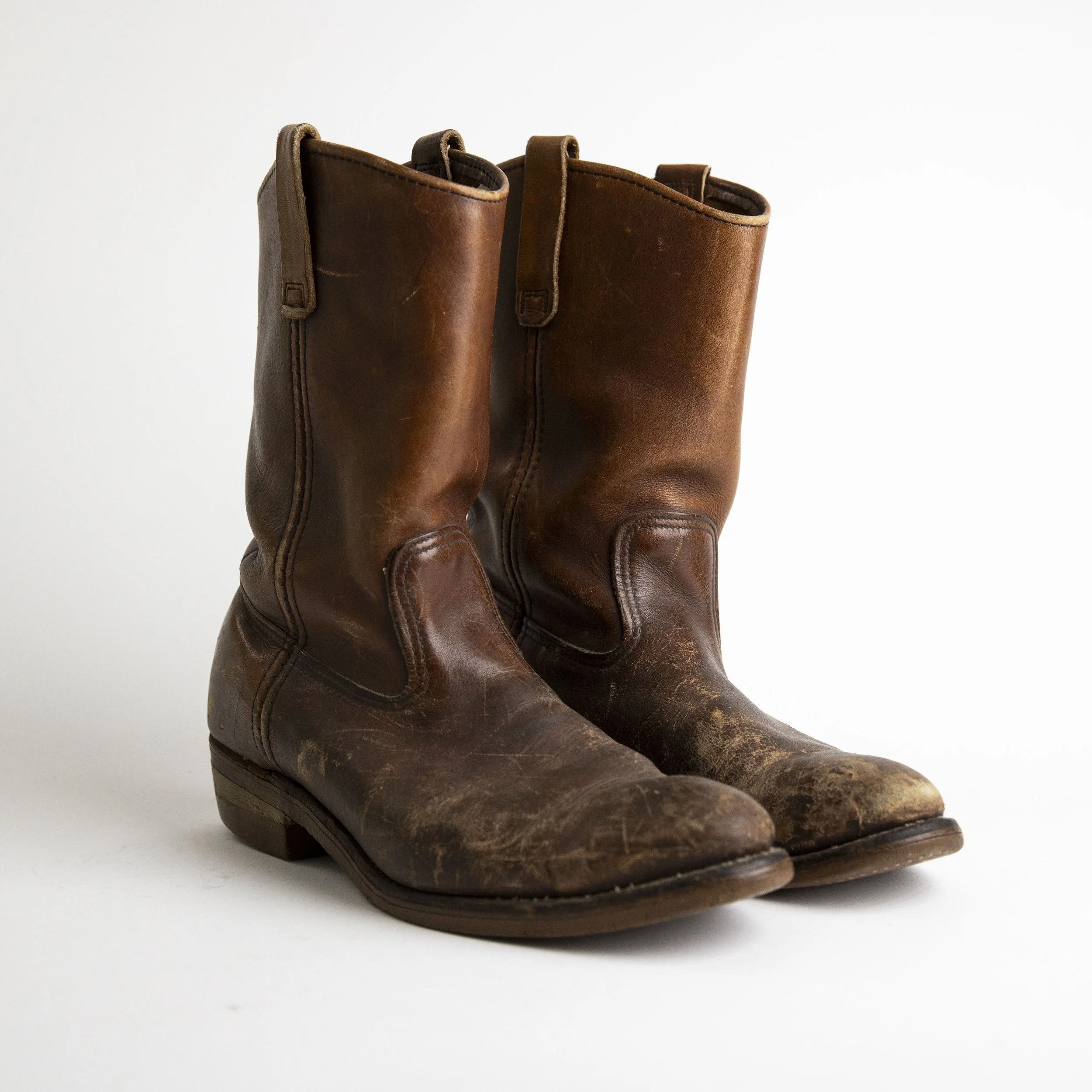 Brown Leather Work Boots