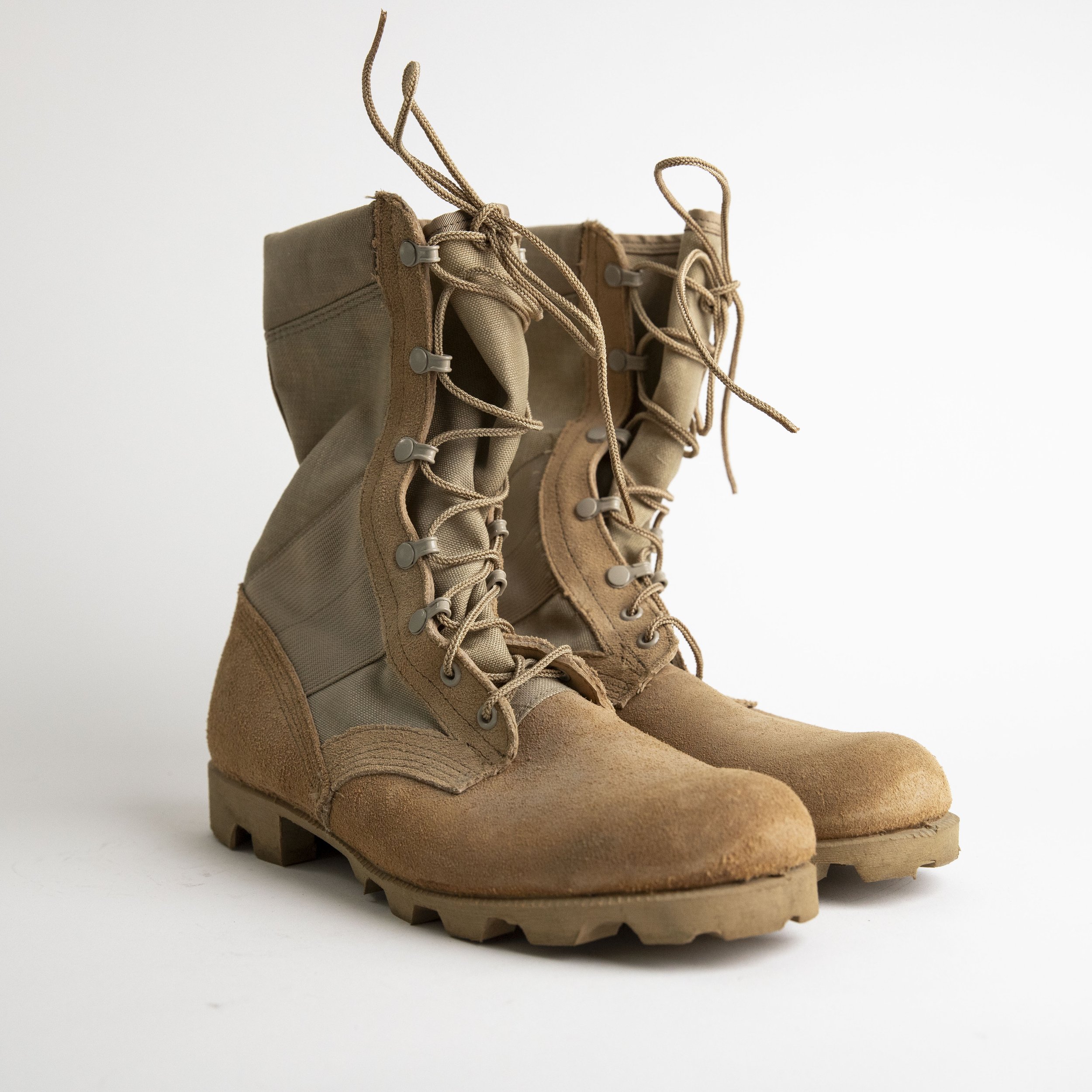 Tan Lace Up Work Boots