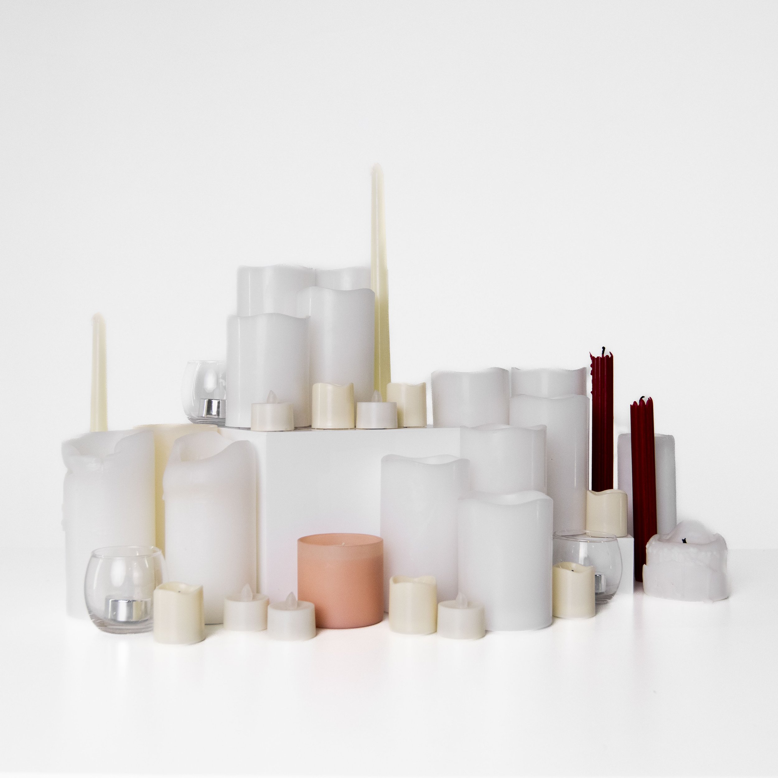 Assorted Candles (Real + LED)