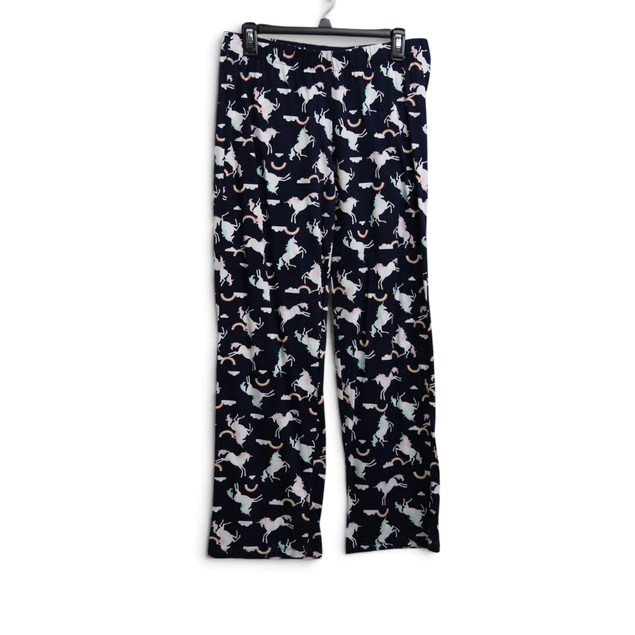 Unicorn And Rainbow Navy Pajama Pants