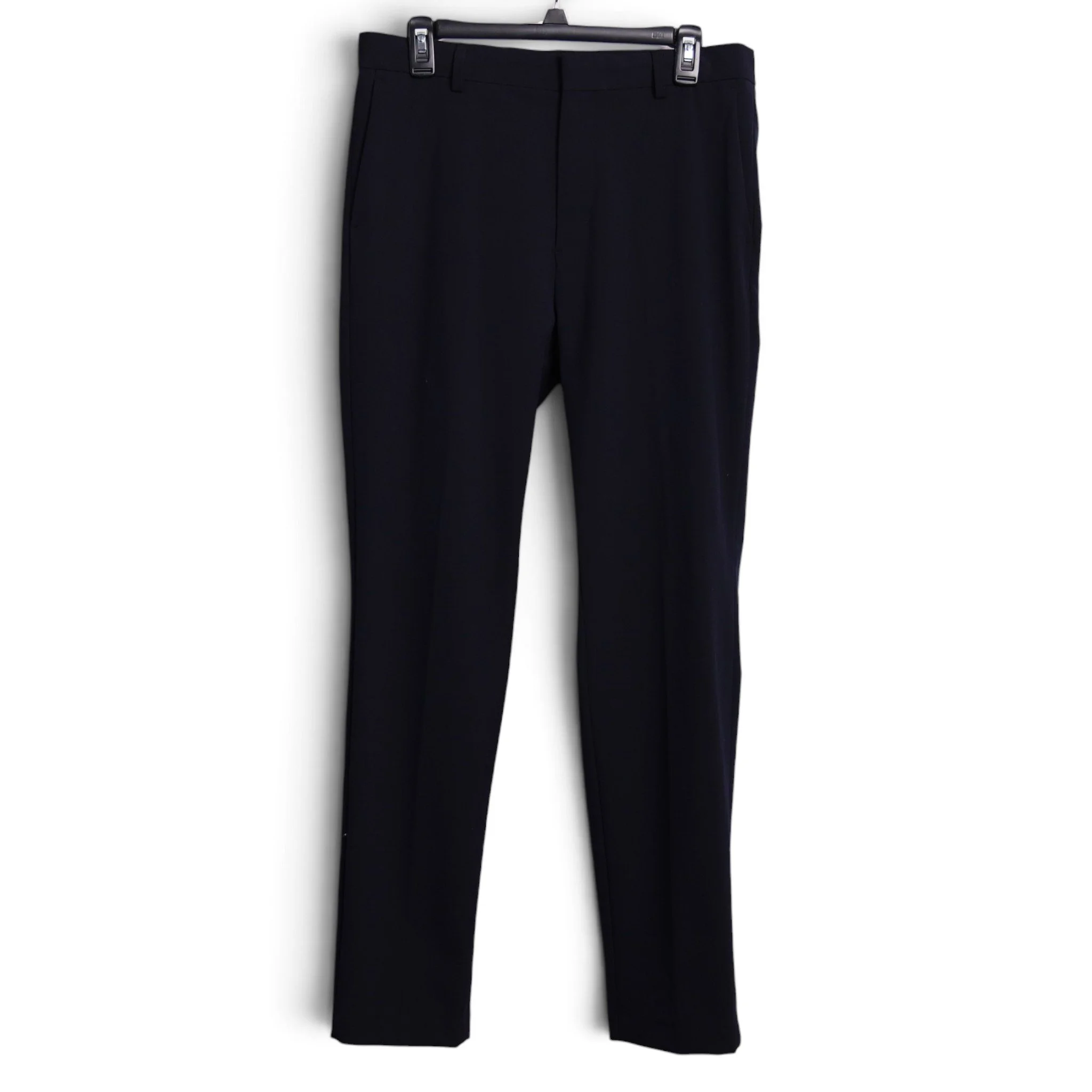 Navy Slim Fit Relaxed Dress Pants