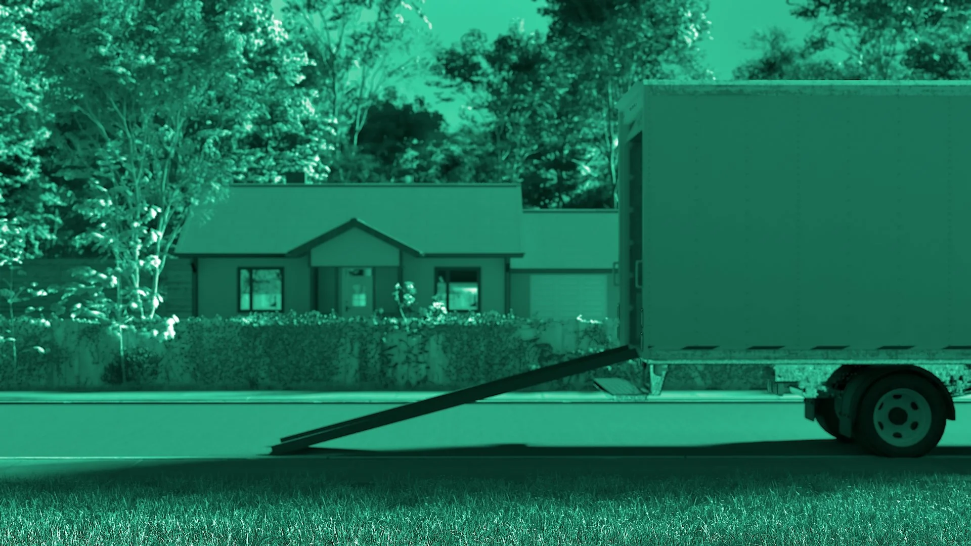 Monochromatic Green Moving Day
