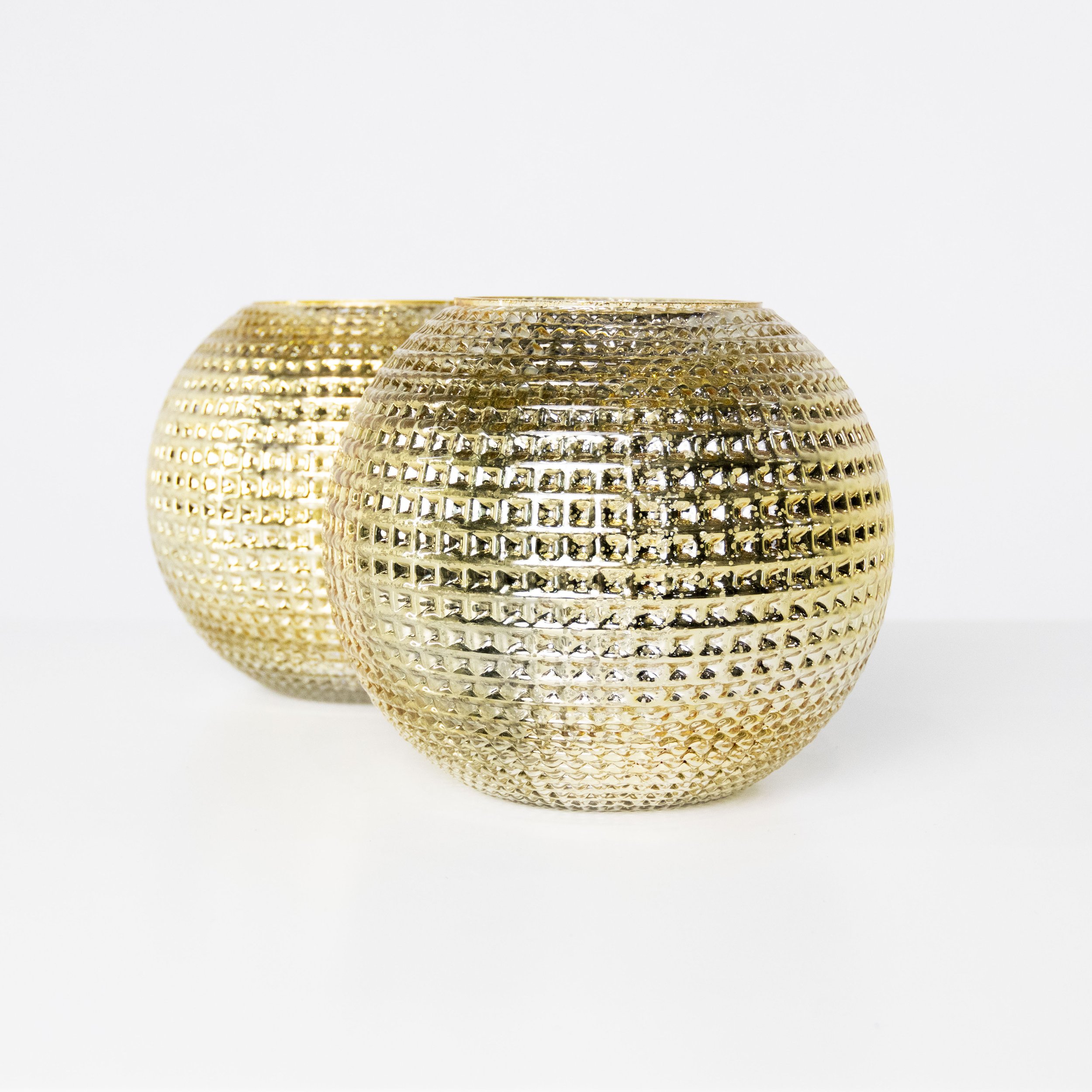 Gold Sphere Orb Decorative Centerpiece
