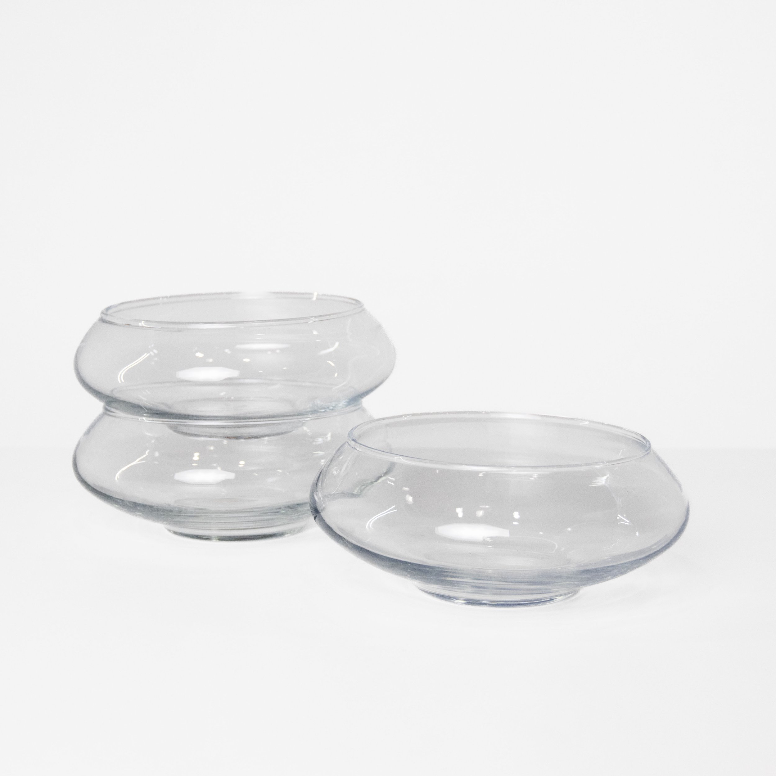 Shallow Glass Planter - Small