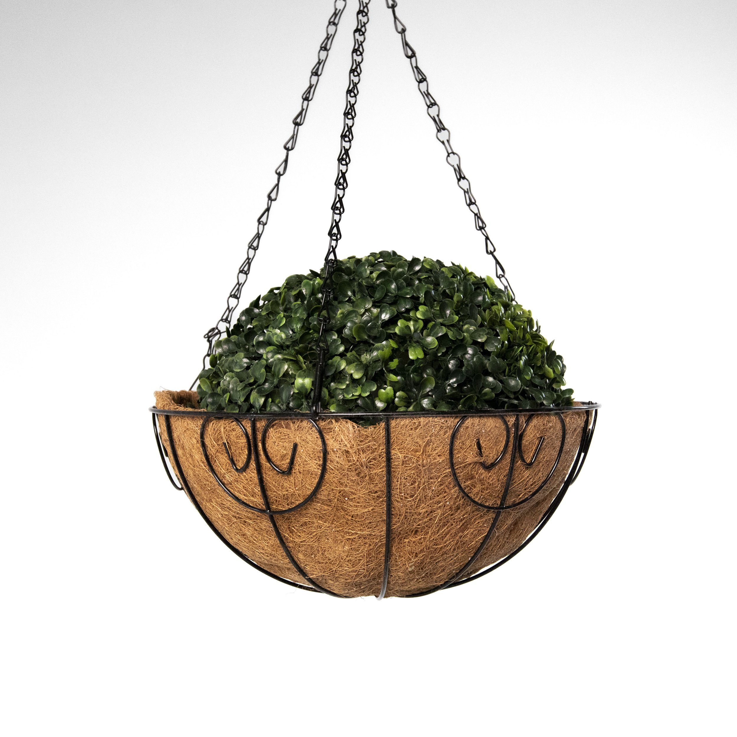 Hanging Topiary Wire Basket