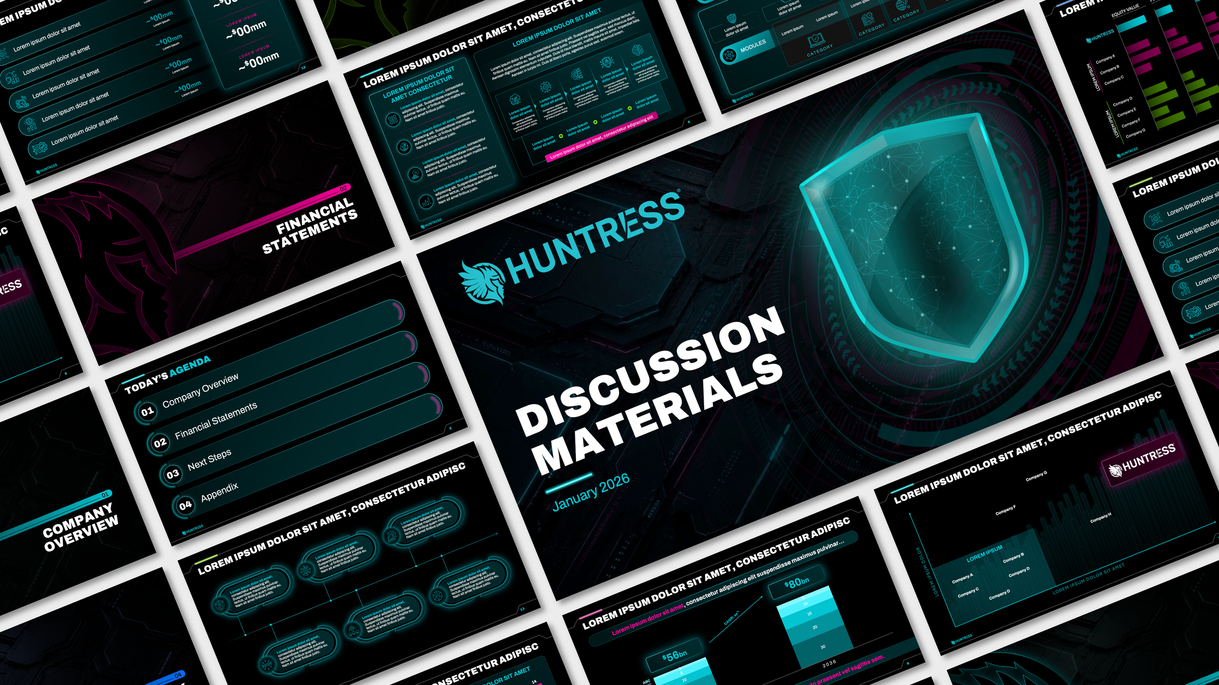 Huntress Presentation Design