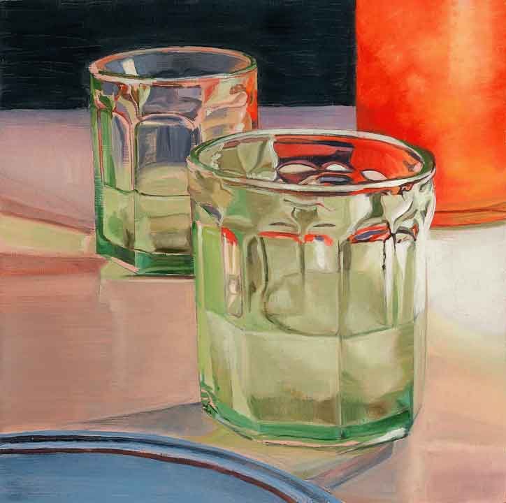 Green Glasses Print